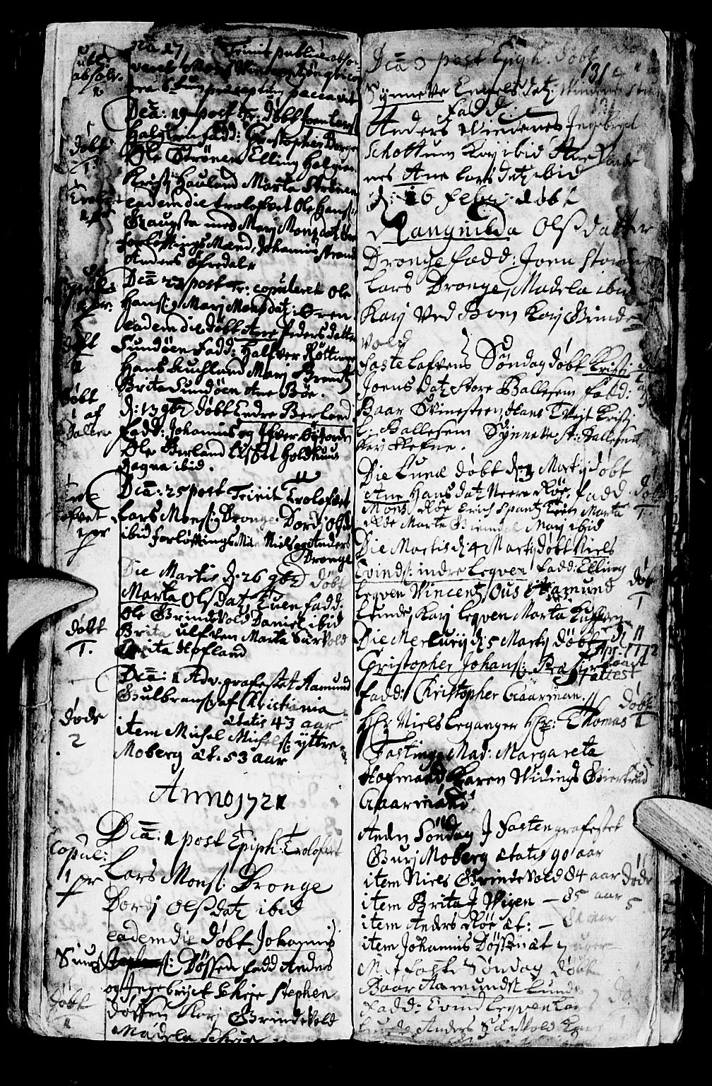 Os sokneprestembete, SAB/A-99929: Parish register (official) no. A 1, 1669-1722, p. 131