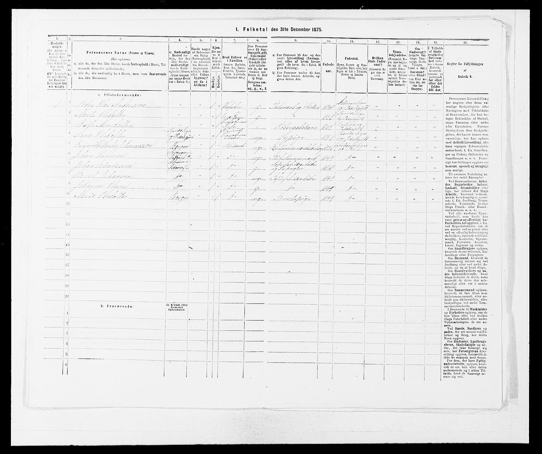 SAB, 1875 census for 1247P Askøy, 1875, p. 1341