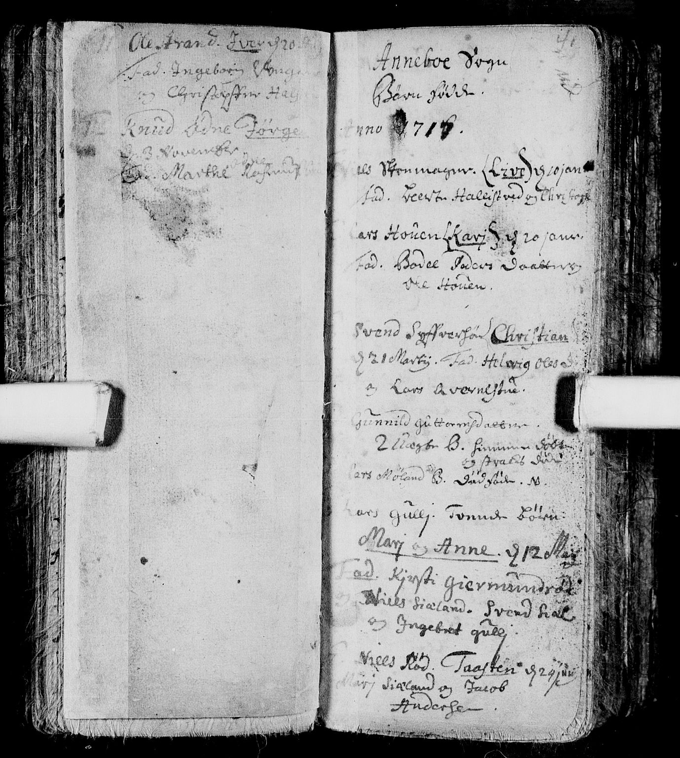 Andebu kirkebøker, AV/SAKO-A-336/F/Fa/L0001: Parish register (official) no. 1 /1, 1623-1738, p. 41