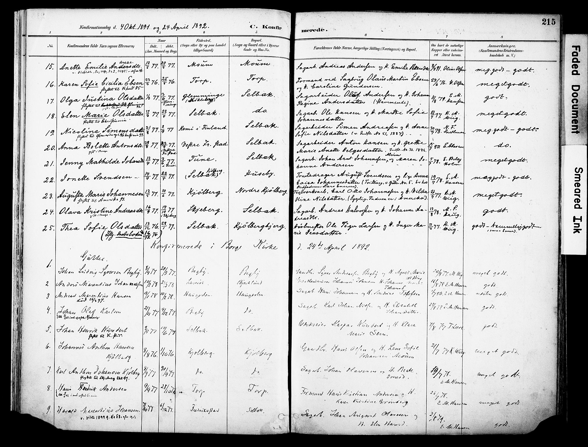 Borge prestekontor Kirkebøker, AV/SAO-A-10903/F/Fa/L0008: Parish register (official) no. I 8B, 1887-1902, p. 215