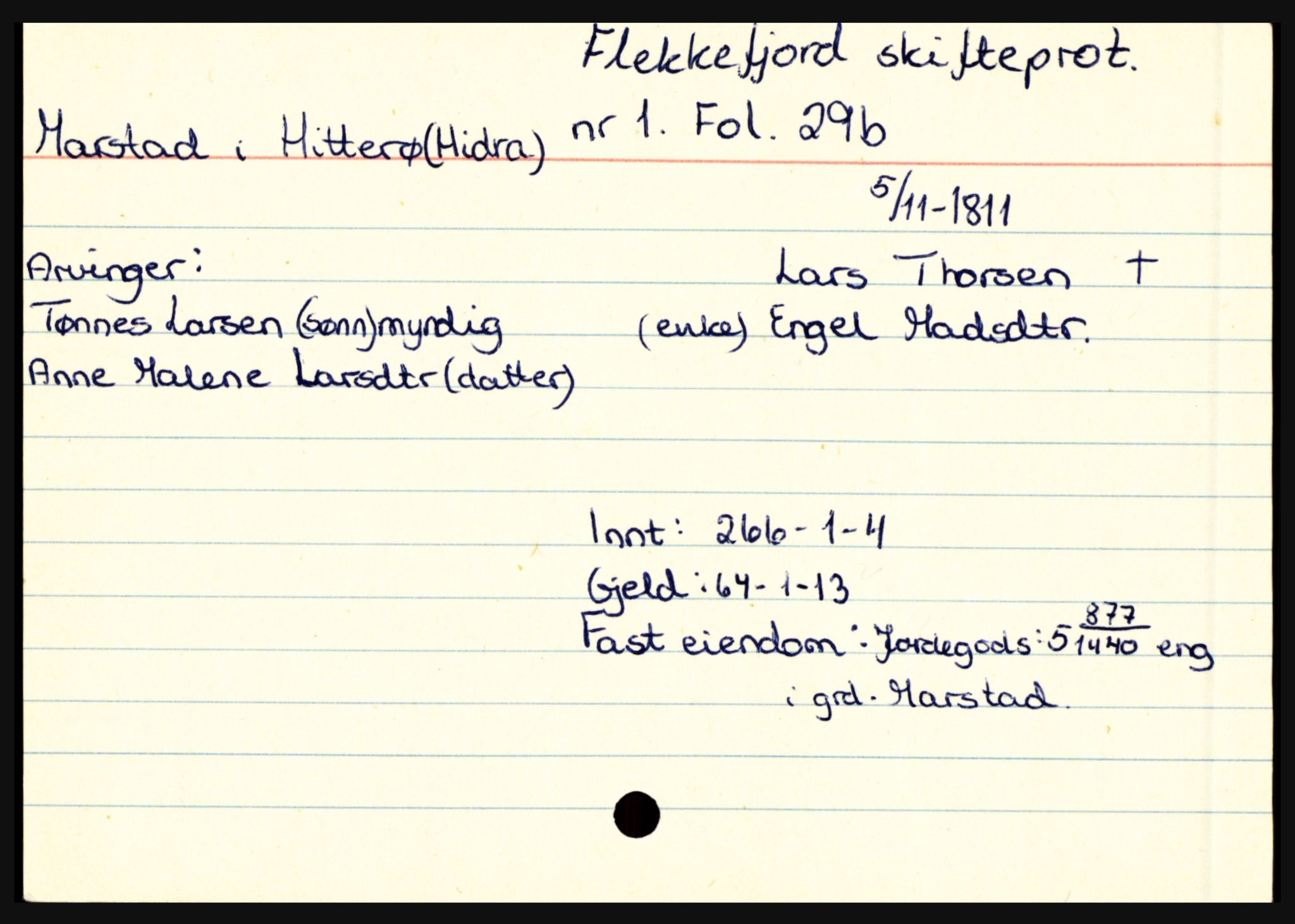 Flekkefjord sorenskriveri, AV/SAK-1221-0001/H, p. 1041