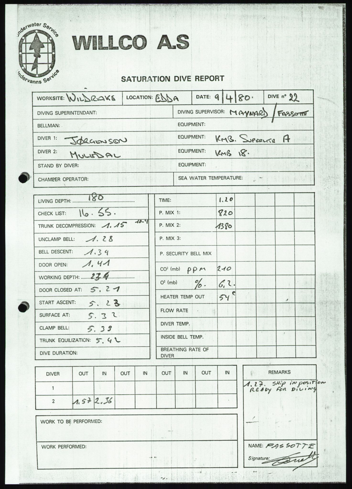 Justisdepartementet, Granskningskommisjonen ved Alexander Kielland-ulykken 27.3.1980, AV/RA-S-1165/D/L0018: R Feltopprydning (Doku.liste + R2, R4-R6 av 6), 1980-1981, p. 109