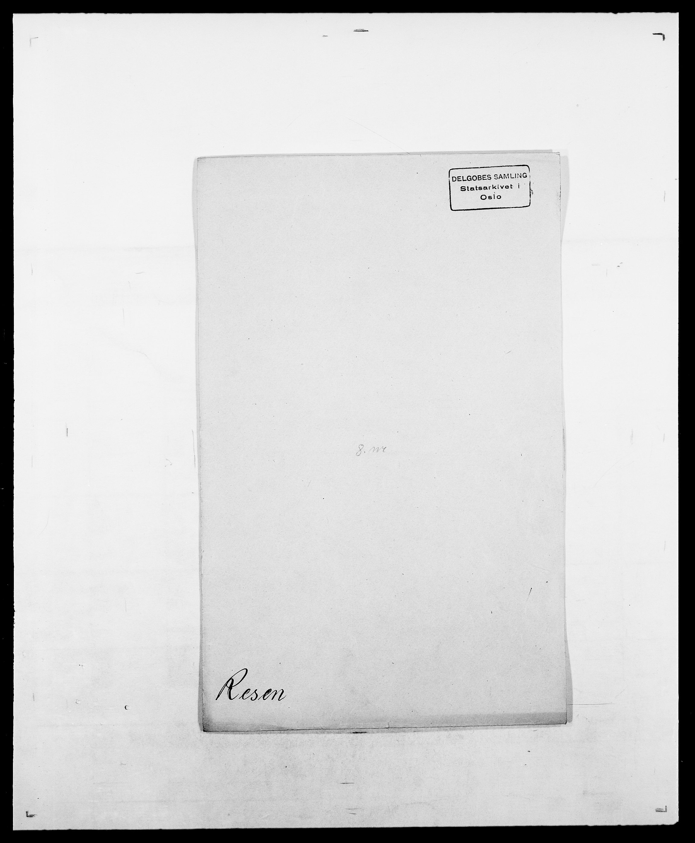 Delgobe, Charles Antoine - samling, AV/SAO-PAO-0038/D/Da/L0032: Rabakovsky - Rivertz, p. 423