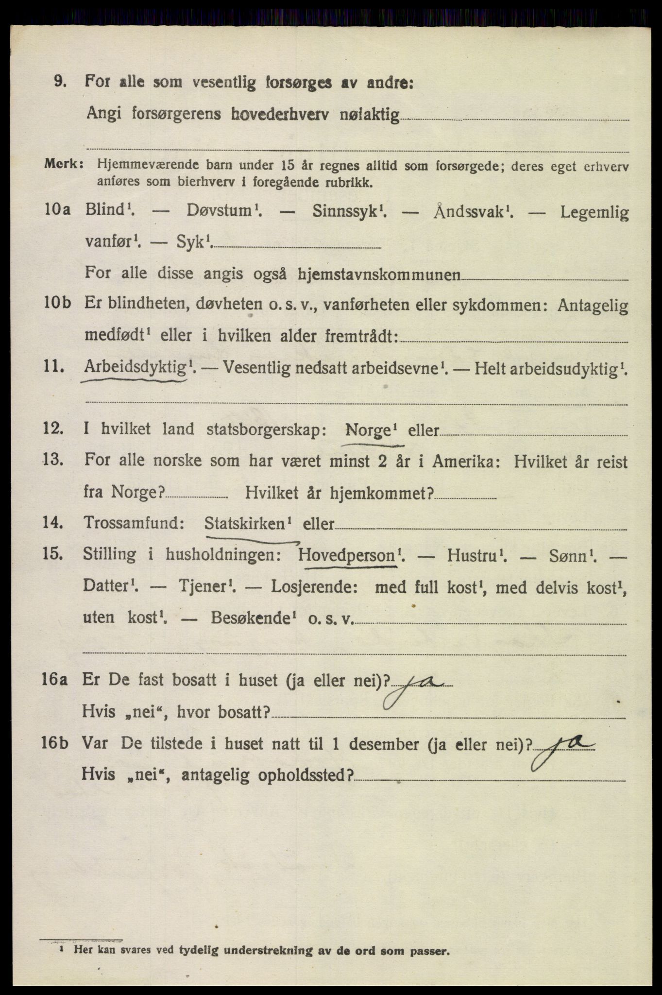 SAH, 1920 census for Grue, 1920, p. 13292