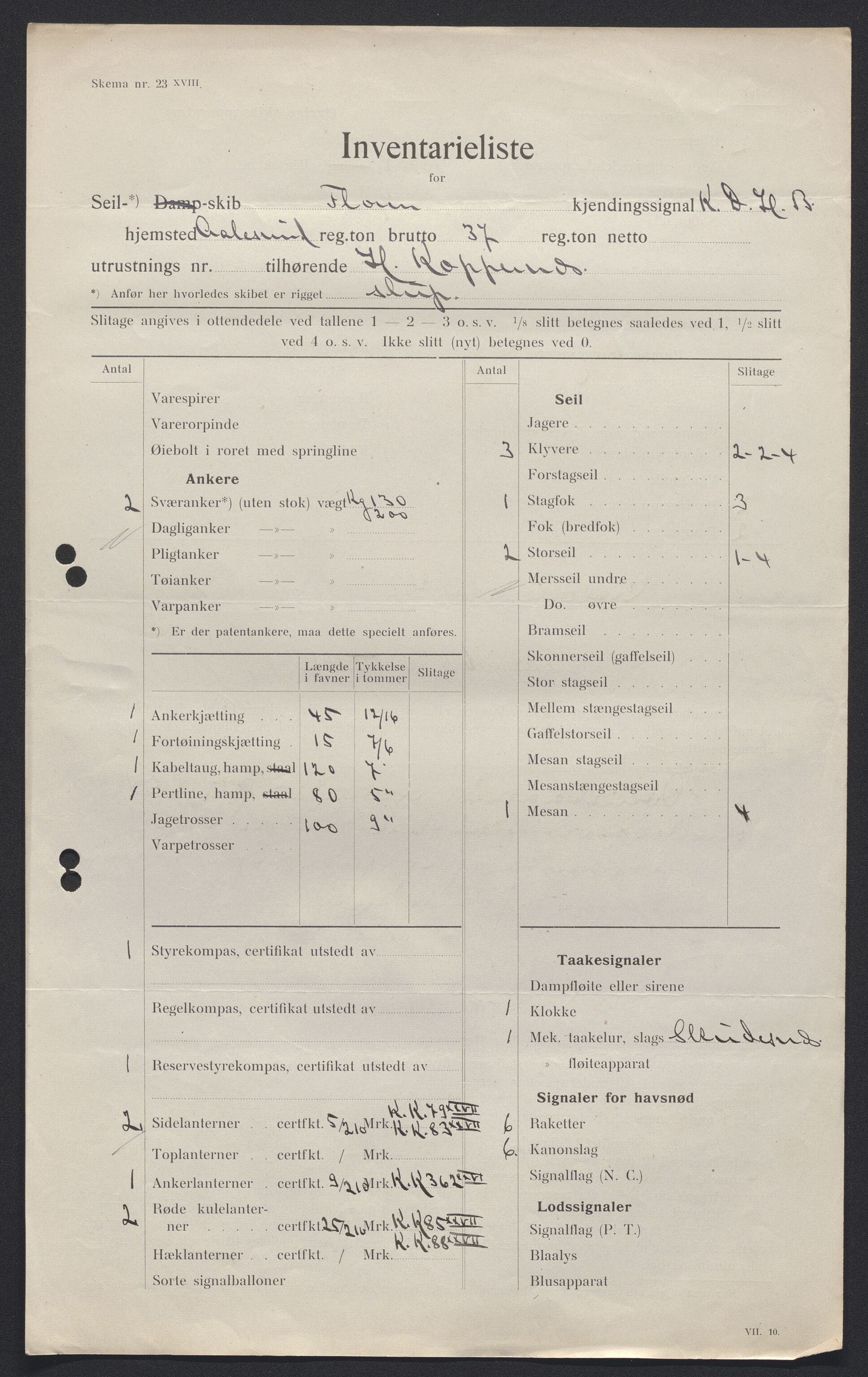 Sjøfartsdirektoratet med forløpere, skipsmapper slettede skip, AV/RA-S-4998/F/Fa/L0354: --, 1876-1933, p. 150