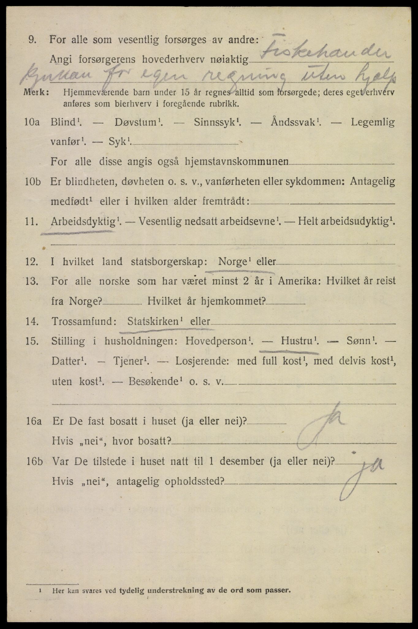 SAKO, 1920 census for Tinn, 1920, p. 16717