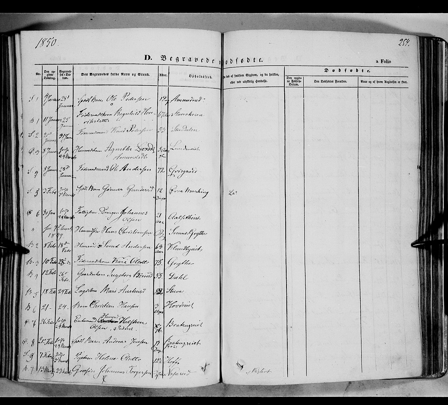 Biri prestekontor, SAH/PREST-096/H/Ha/Haa/L0005: Parish register (official) no. 5, 1843-1854, p. 254