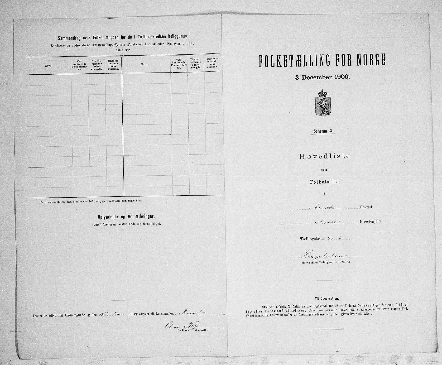 SAH, 1900 census for Åmot, 1900, p. 31