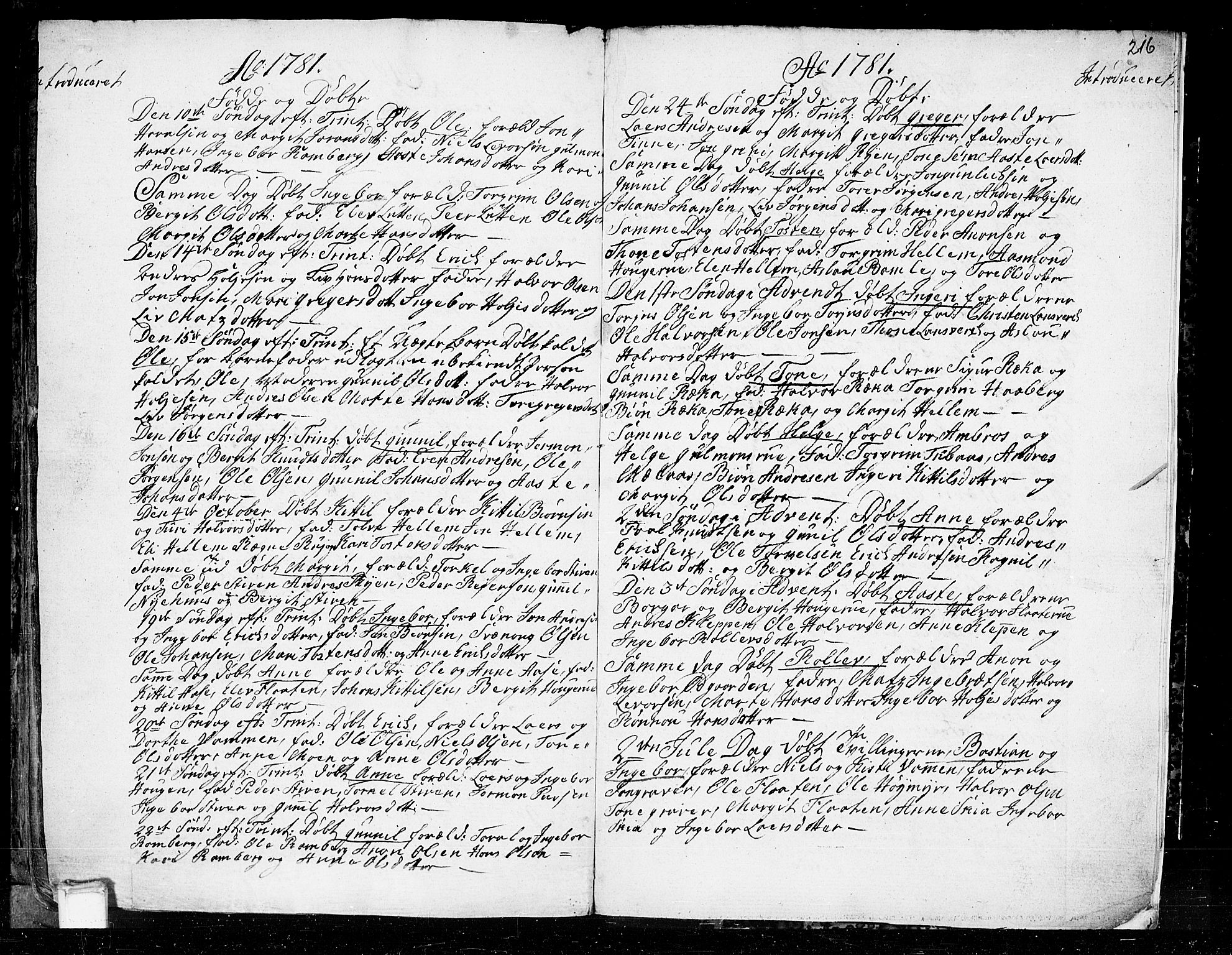 Heddal kirkebøker, AV/SAKO-A-268/F/Fa/L0003: Parish register (official) no. I 3, 1723-1783, p. 216