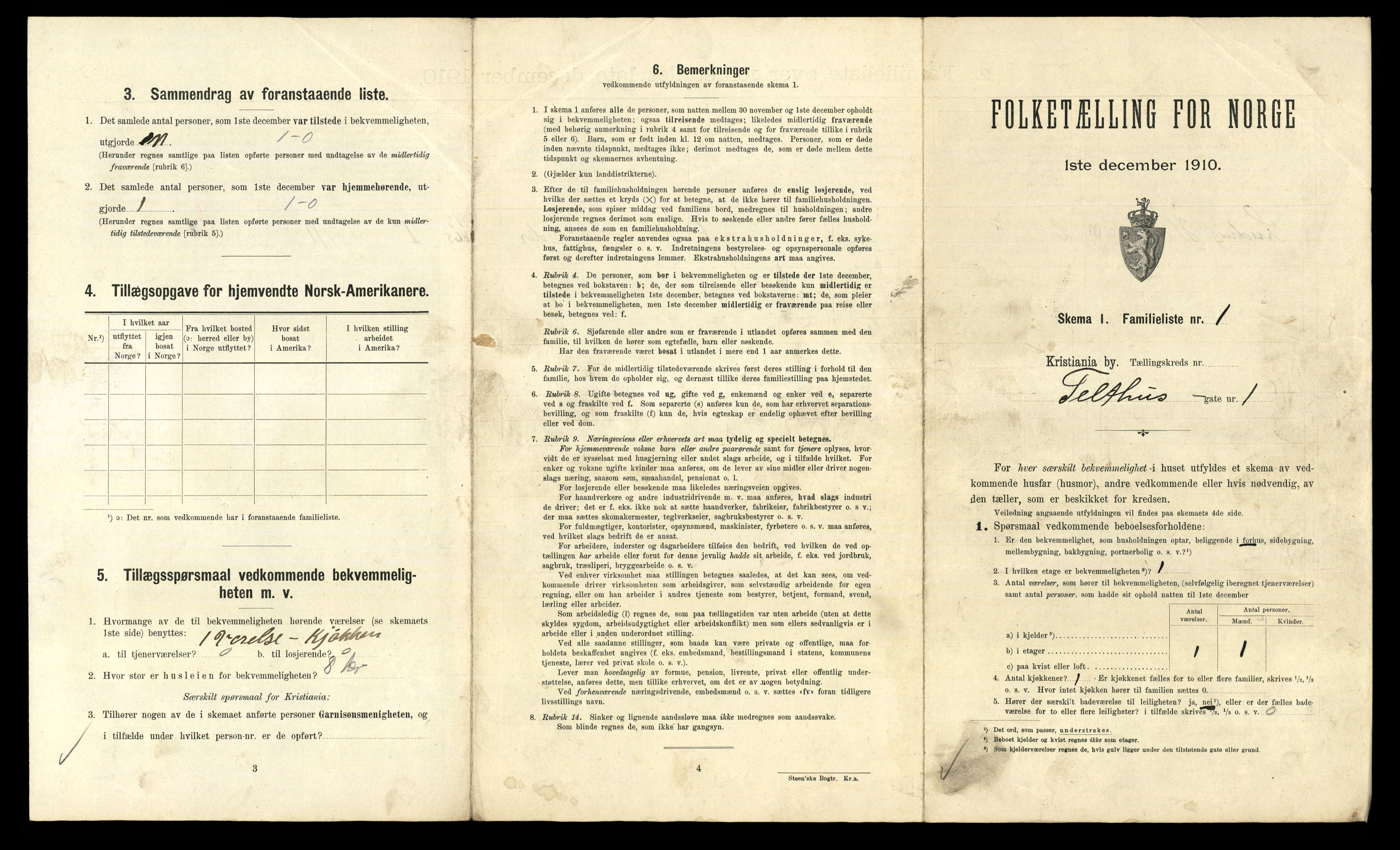 RA, 1910 census for Kristiania, 1910, p. 103435