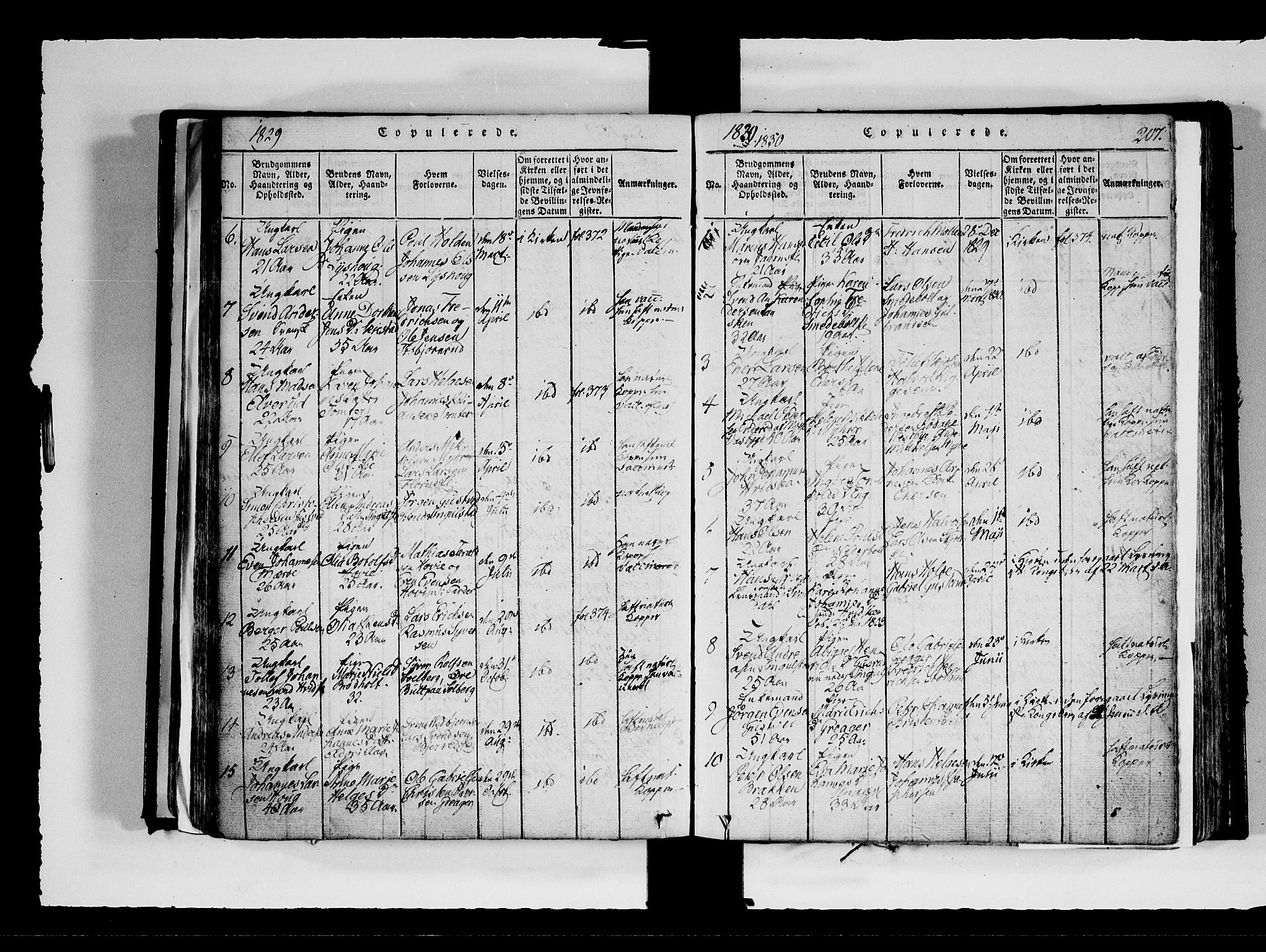 Hobøl prestekontor Kirkebøker, SAO/A-2002/F/Fa/L0002: Parish register (official) no. I 2, 1814-1841, p. 207