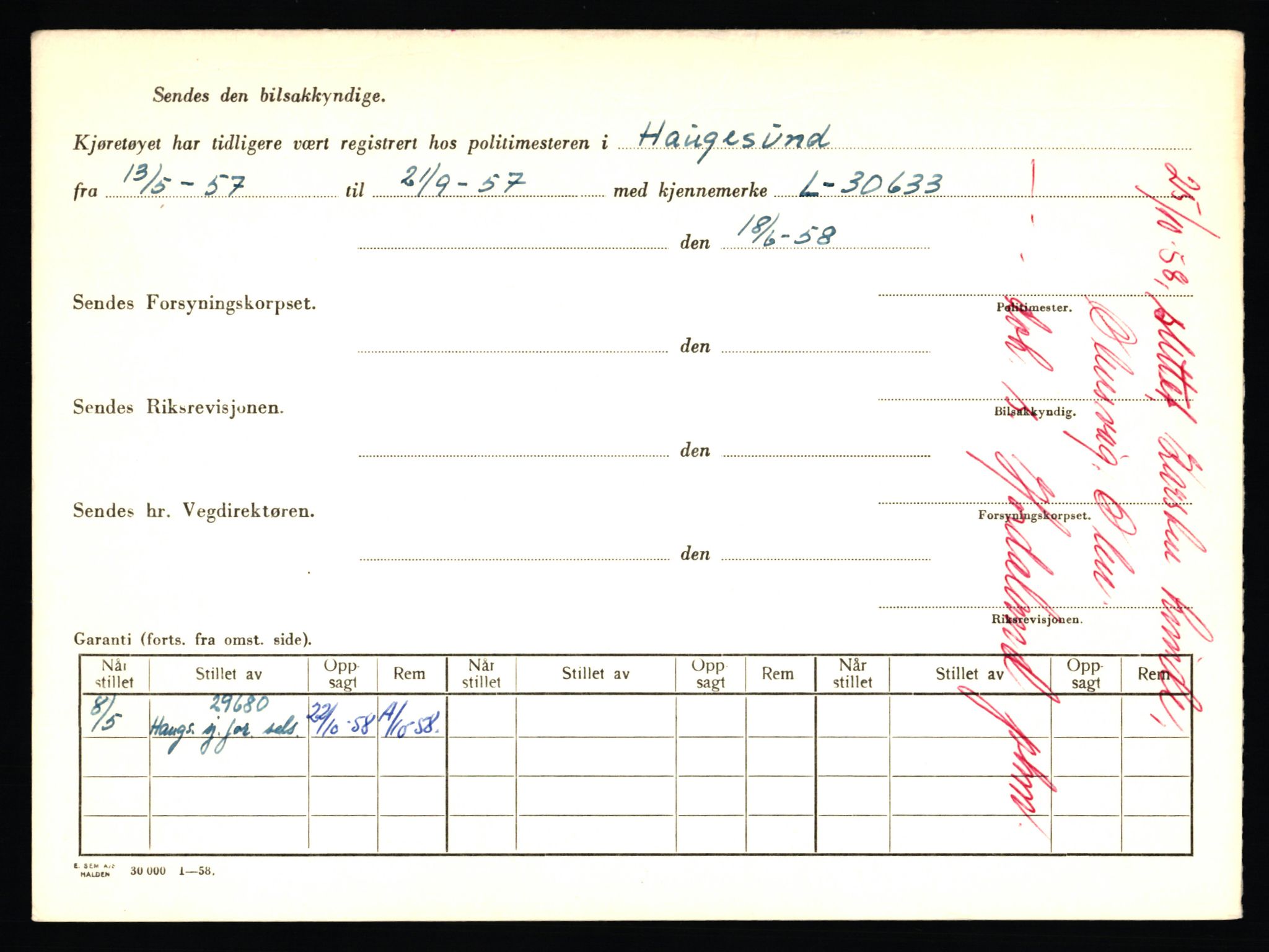 Stavanger trafikkstasjon, AV/SAST-A-101942/0/F/L0050: L-50600 - L-51299, 1930-1971, p. 238