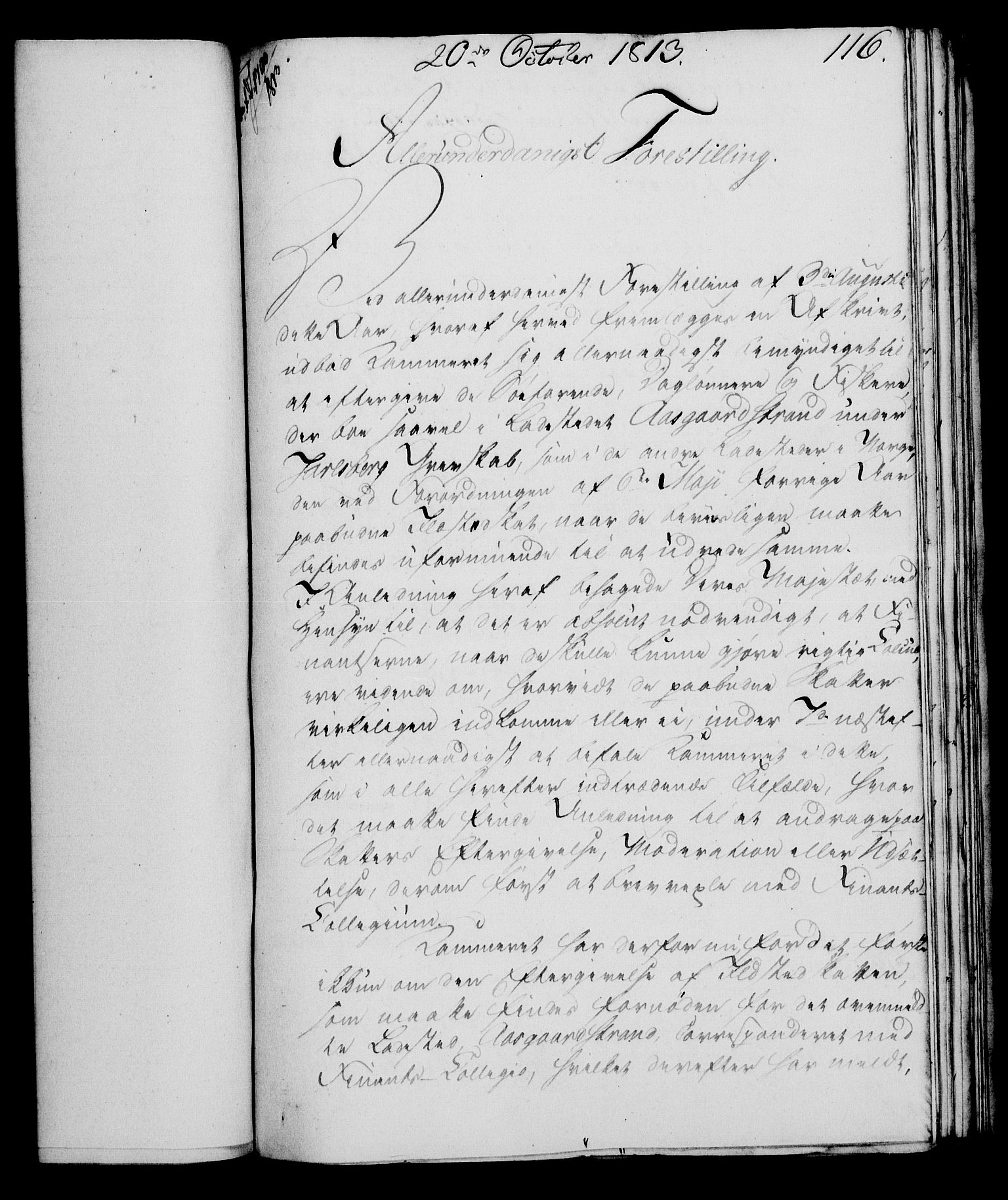 Rentekammeret, Kammerkanselliet, RA/EA-3111/G/Gf/Gfa/L0095: Norsk relasjons- og resolusjonsprotokoll (merket RK 52.95), 1813-1814, p. 483