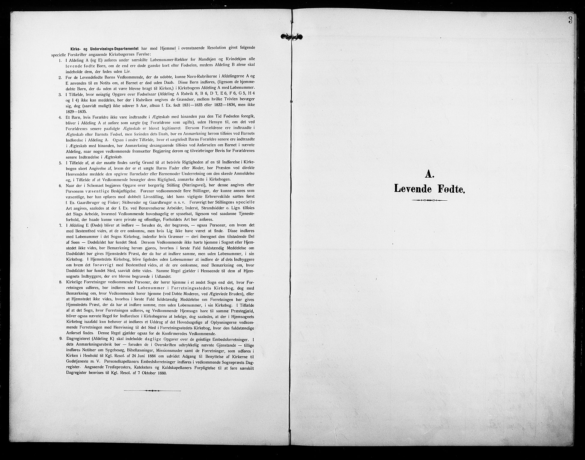 Ål kirkebøker, SAKO/A-249/G/Ga/L0002: Parish register (copy) no. 2, 1904-1928, p. 3