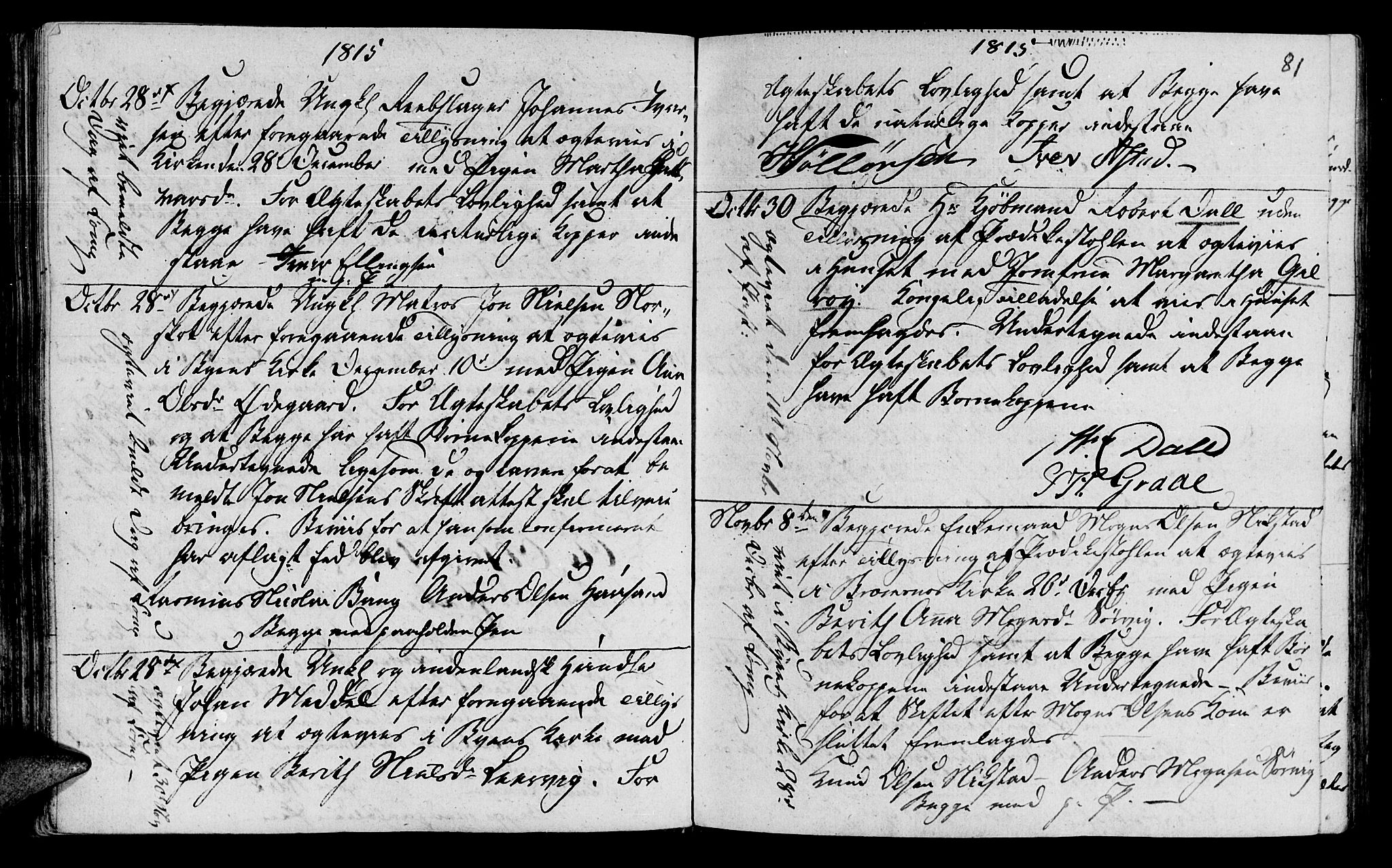 Ministerialprotokoller, klokkerbøker og fødselsregistre - Møre og Romsdal, AV/SAT-A-1454/568/L0795: Parish register (official) no. 568A04, 1802-1845, p. 81