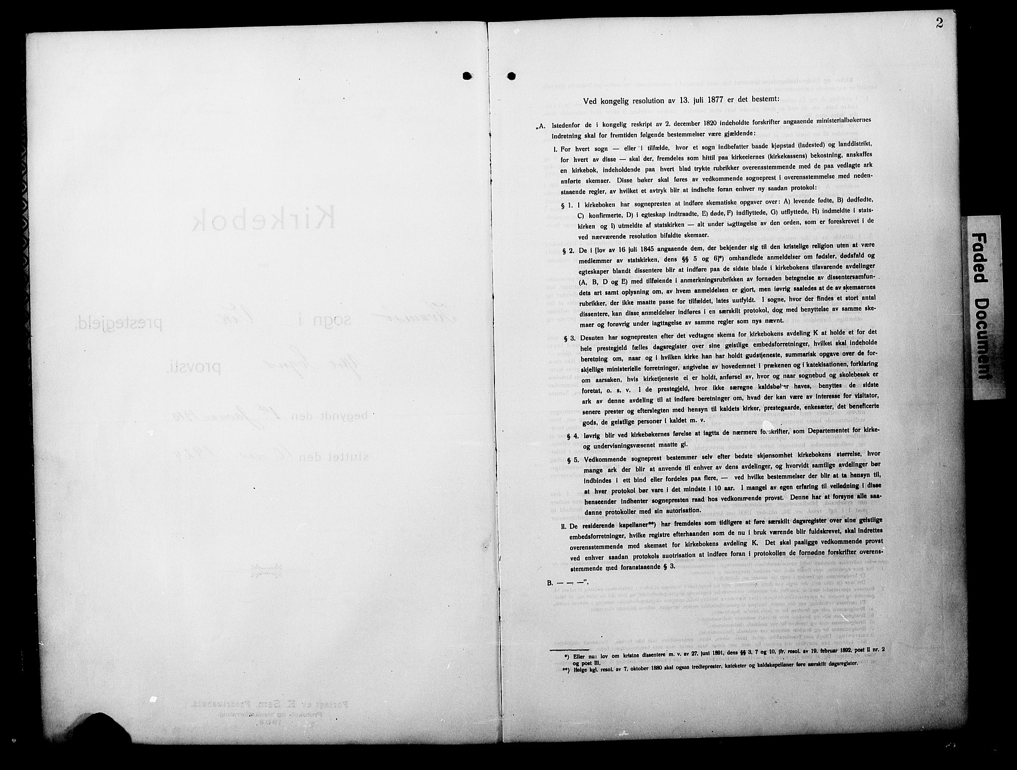 Balestrand sokneprestembete, AV/SAB-A-79601/H/Hab/Habc/L0004: Parish register (copy) no. C 4, 1909-1929, p. 2