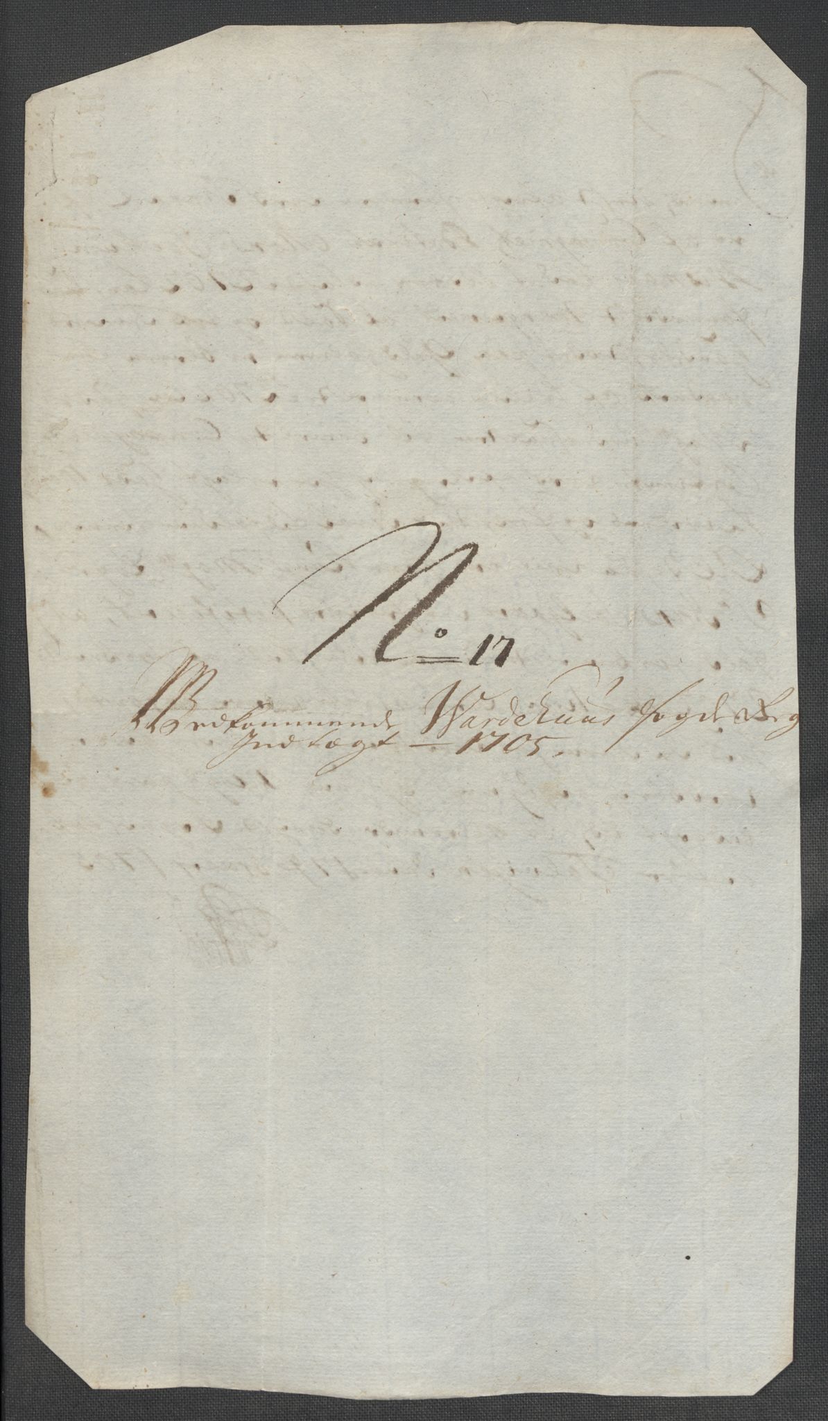 Rentekammeret inntil 1814, Reviderte regnskaper, Fogderegnskap, RA/EA-4092/R69/L4853: Fogderegnskap Finnmark/Vardøhus, 1705-1706, p. 113