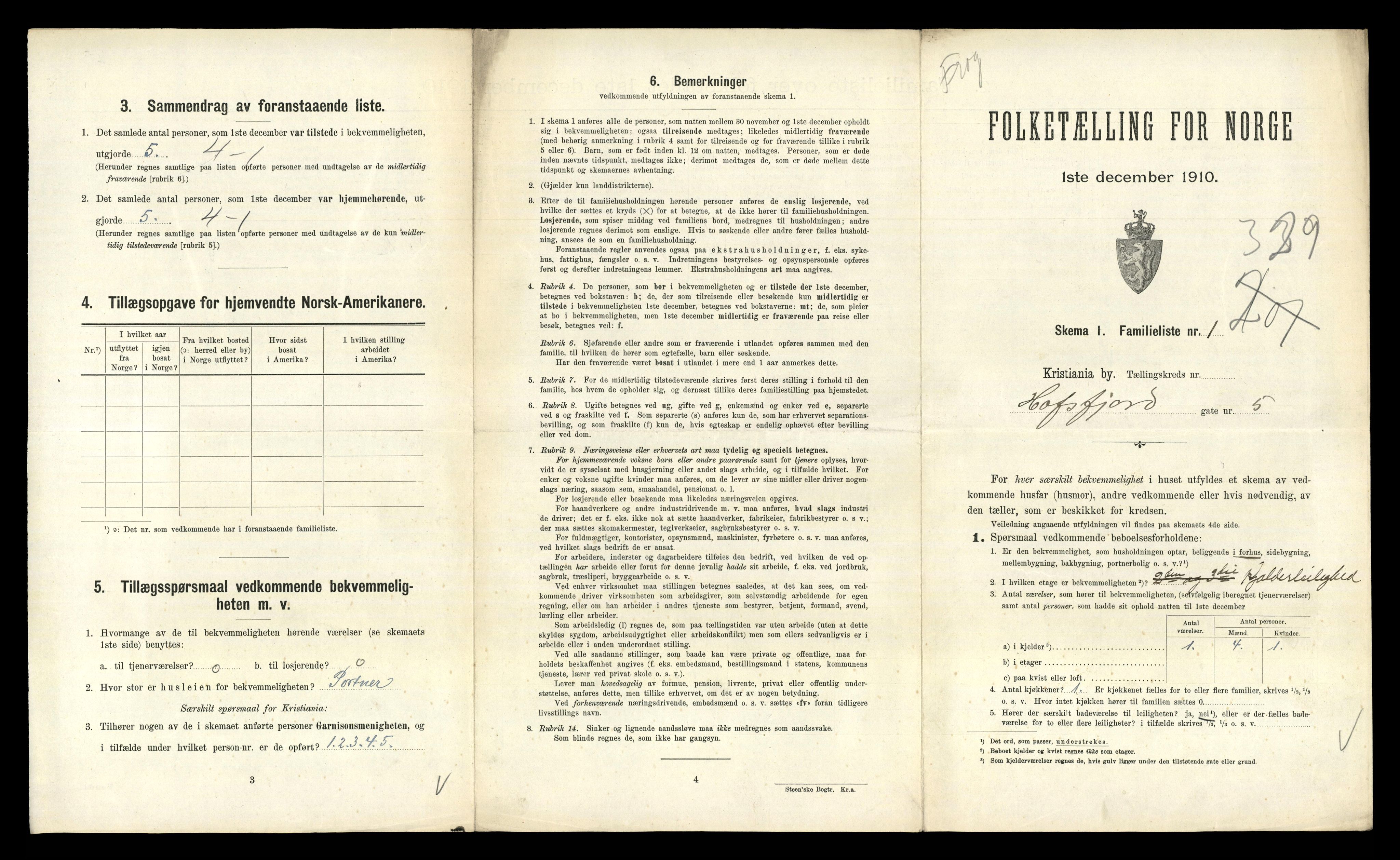 RA, 1910 census for Kristiania, 1910, p. 33013