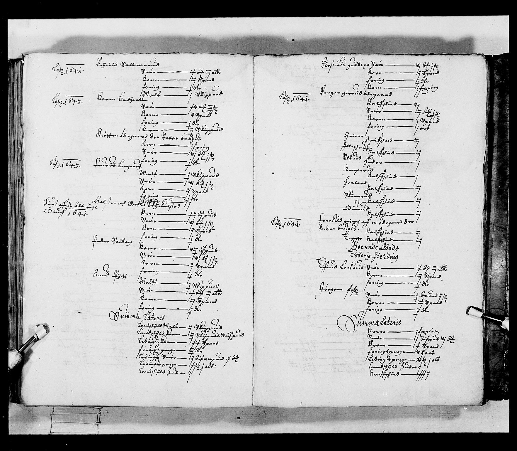 Stattholderembetet 1572-1771, AV/RA-EA-2870/Ek/L0019/0001: Jordebøker 1633-1658 / Jordebøker for Akershus len, 1642, p. 242