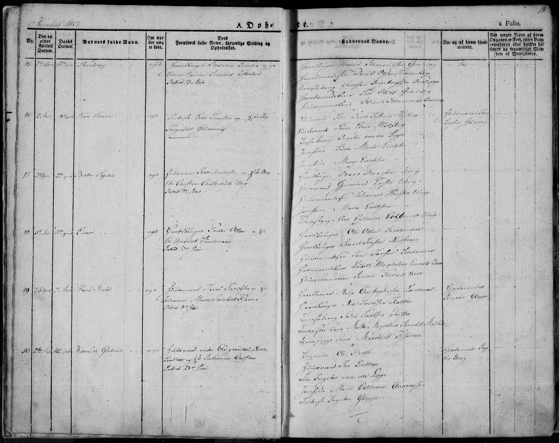 Avaldsnes sokneprestkontor, AV/SAST-A -101851/H/Ha/Haa/L0005: Parish register (official) no. A 5.1, 1825-1841, p. 18