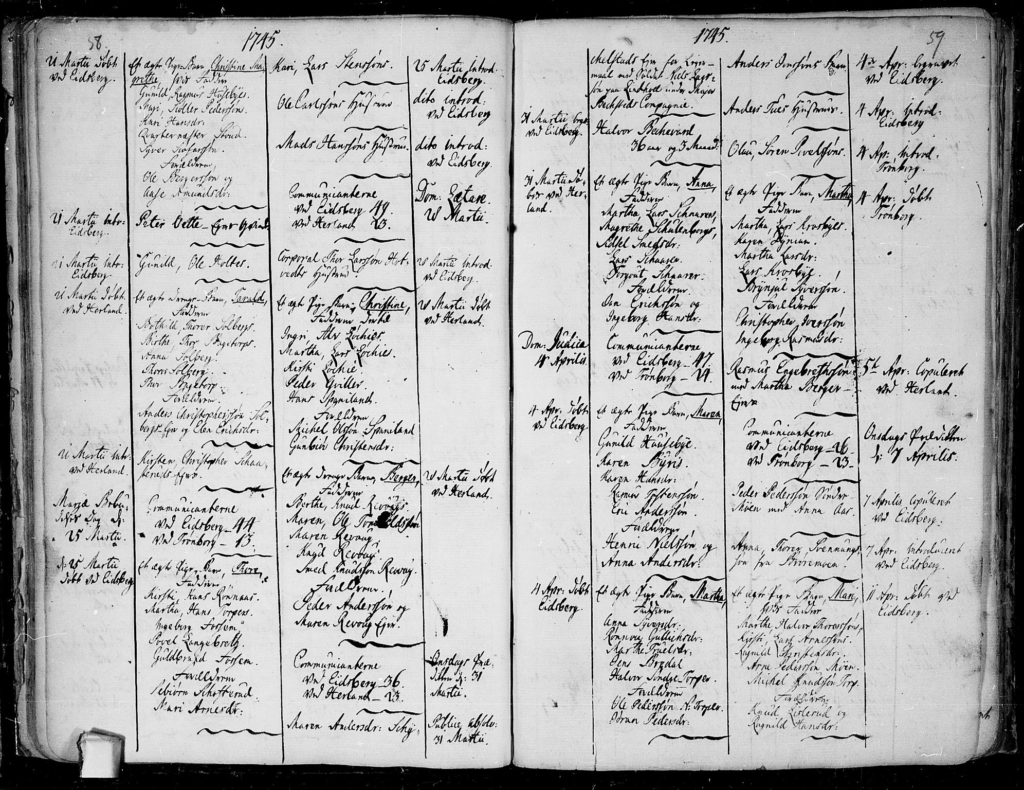 Eidsberg prestekontor Kirkebøker, AV/SAO-A-10905/F/Fa/L0003: Parish register (official) no.  I 3, 1742-1758, p. 58-59