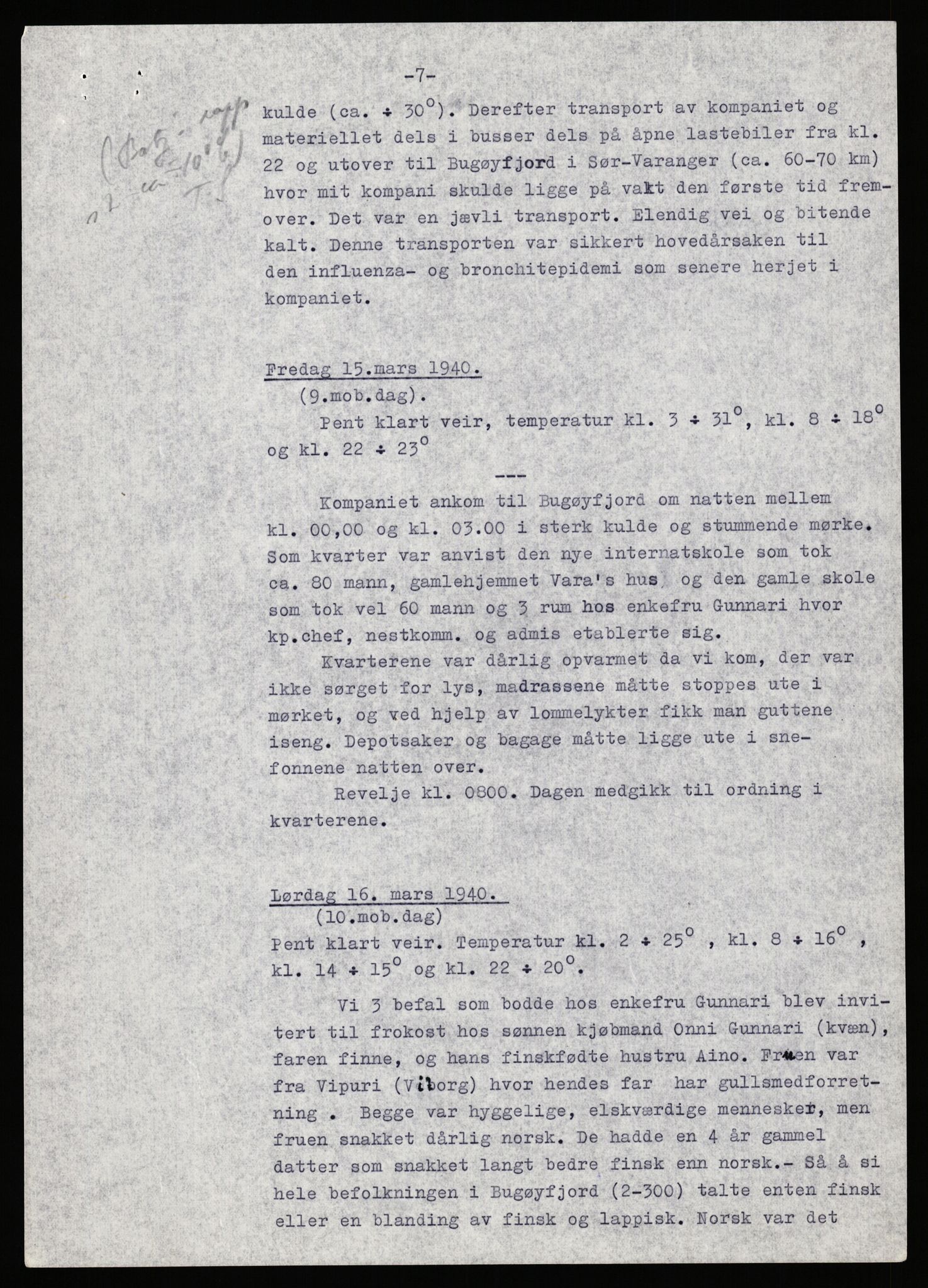 Forsvaret, Forsvarets krigshistoriske avdeling, AV/RA-RAFA-2017/Y/Yb/L0140: II-C-11-611-620  -  6. Divisjon, 1940-1966, p. 119