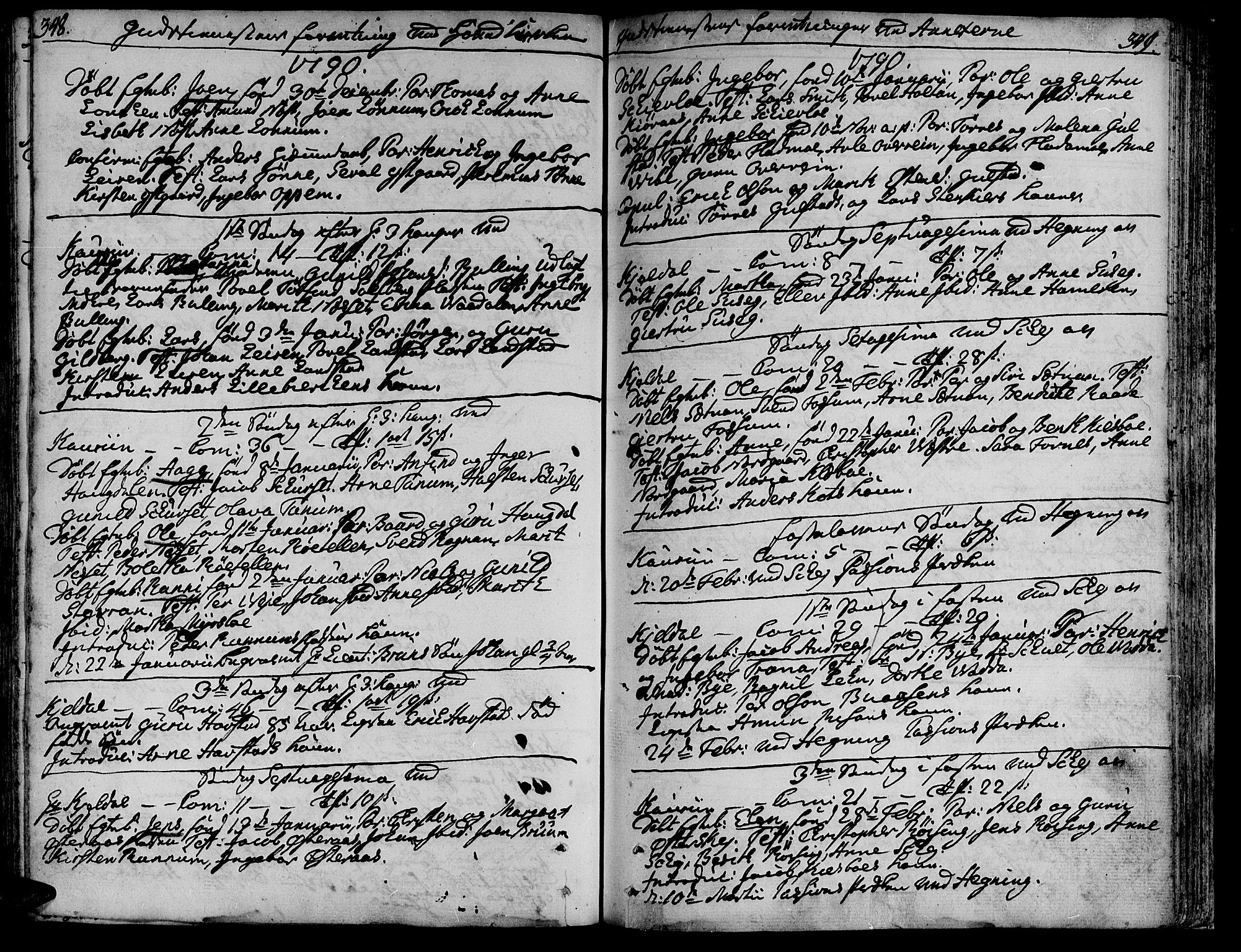 Ministerialprotokoller, klokkerbøker og fødselsregistre - Nord-Trøndelag, SAT/A-1458/735/L0331: Parish register (official) no. 735A02, 1762-1794, p. 348-349