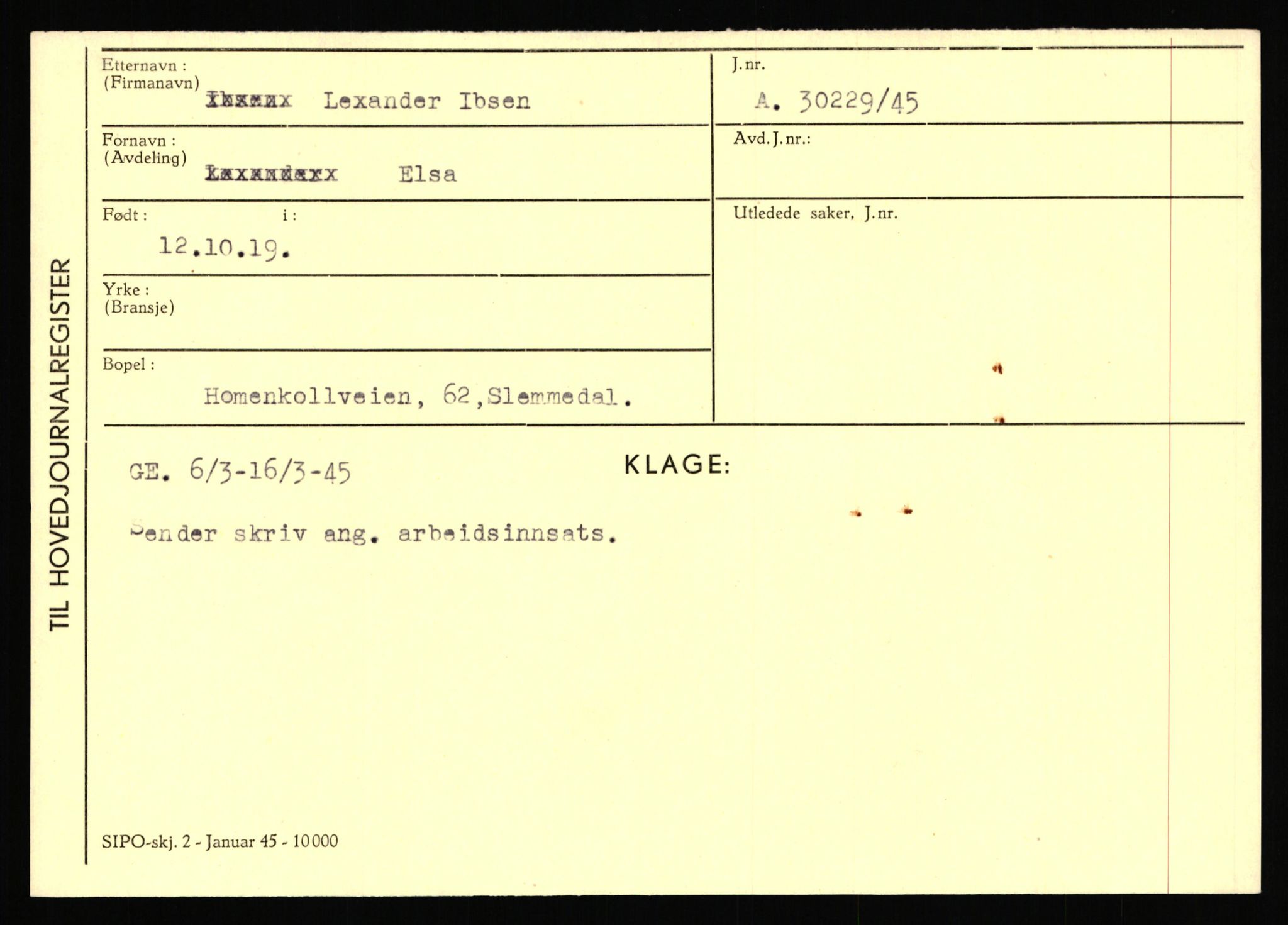 Statspolitiet - Hovedkontoret / Osloavdelingen, AV/RA-S-1329/C/Ca/L0007: Hol - Joelsen, 1943-1945, p. 2040