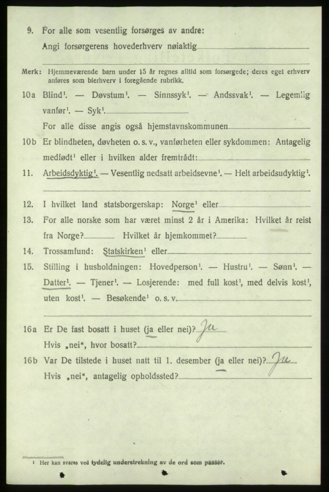 SAB, 1920 census for Skånevik, 1920, p. 2458