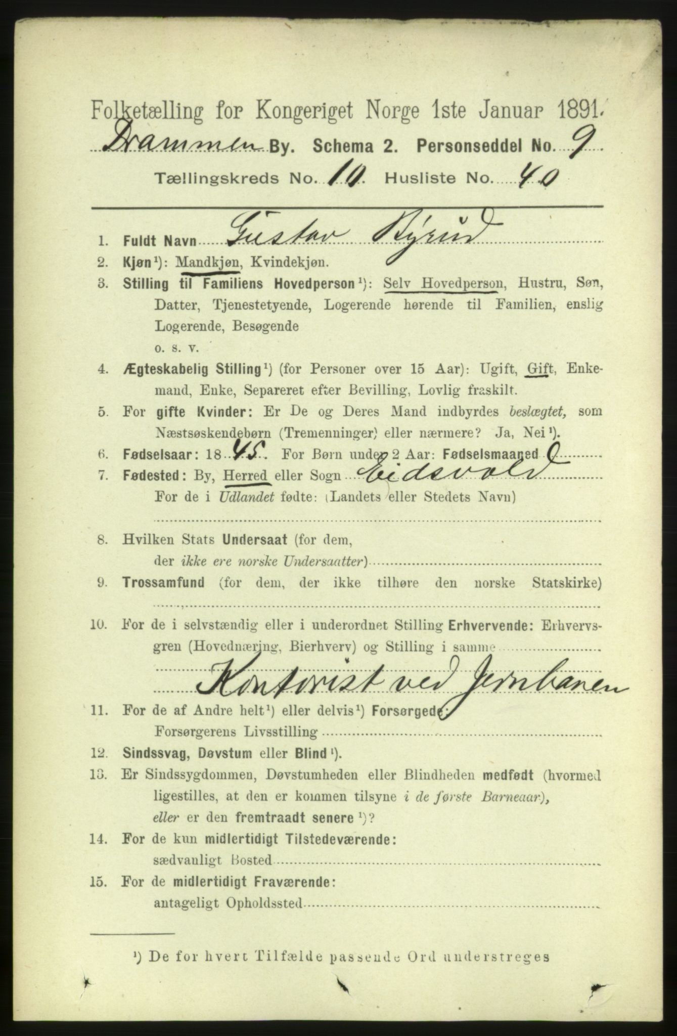 RA, 1891 census for 0602 Drammen, 1891, p. 8327