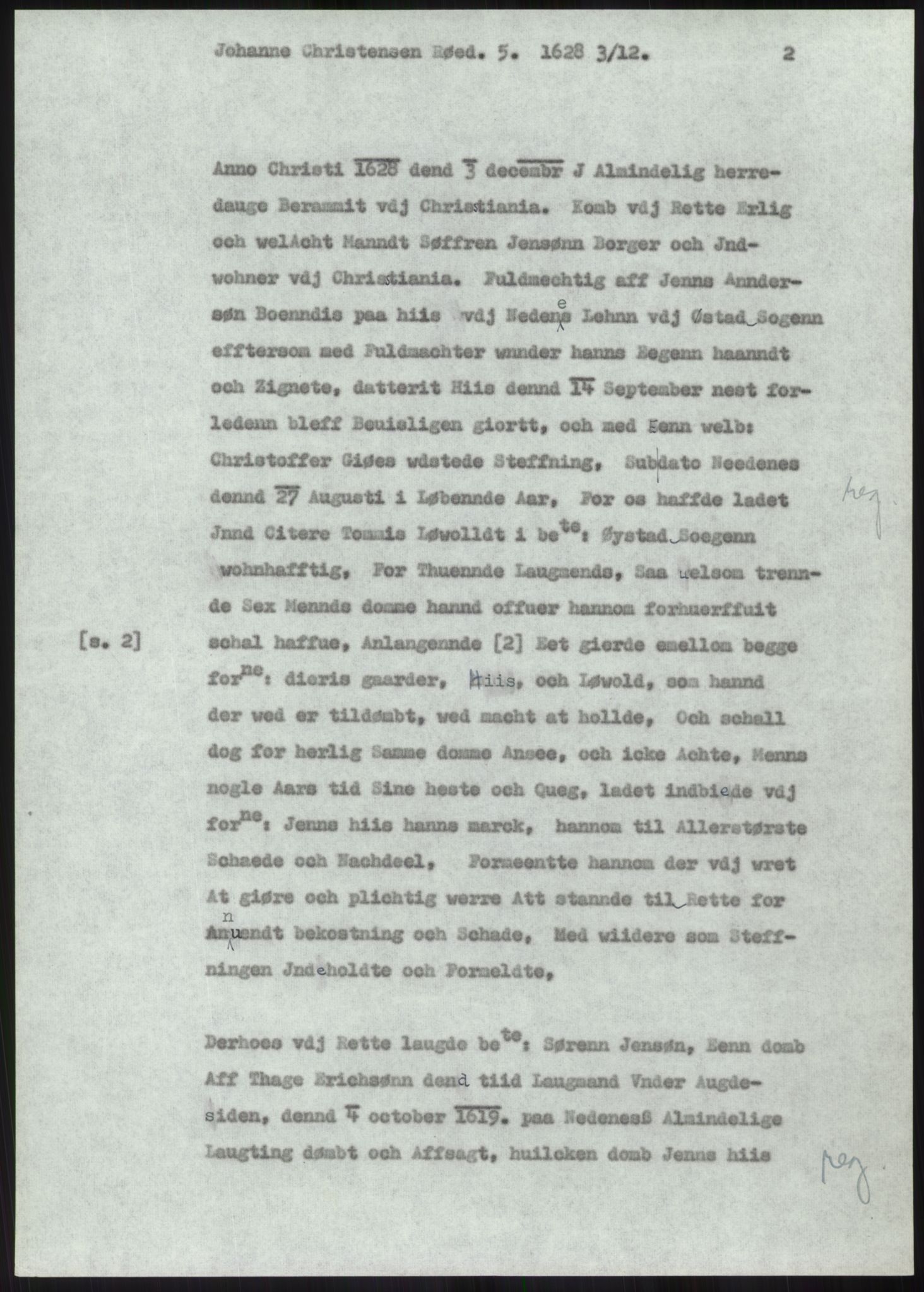 Samlinger til kildeutgivelse, Diplomavskriftsamlingen, AV/RA-EA-4053/H/Ha, p. 1792