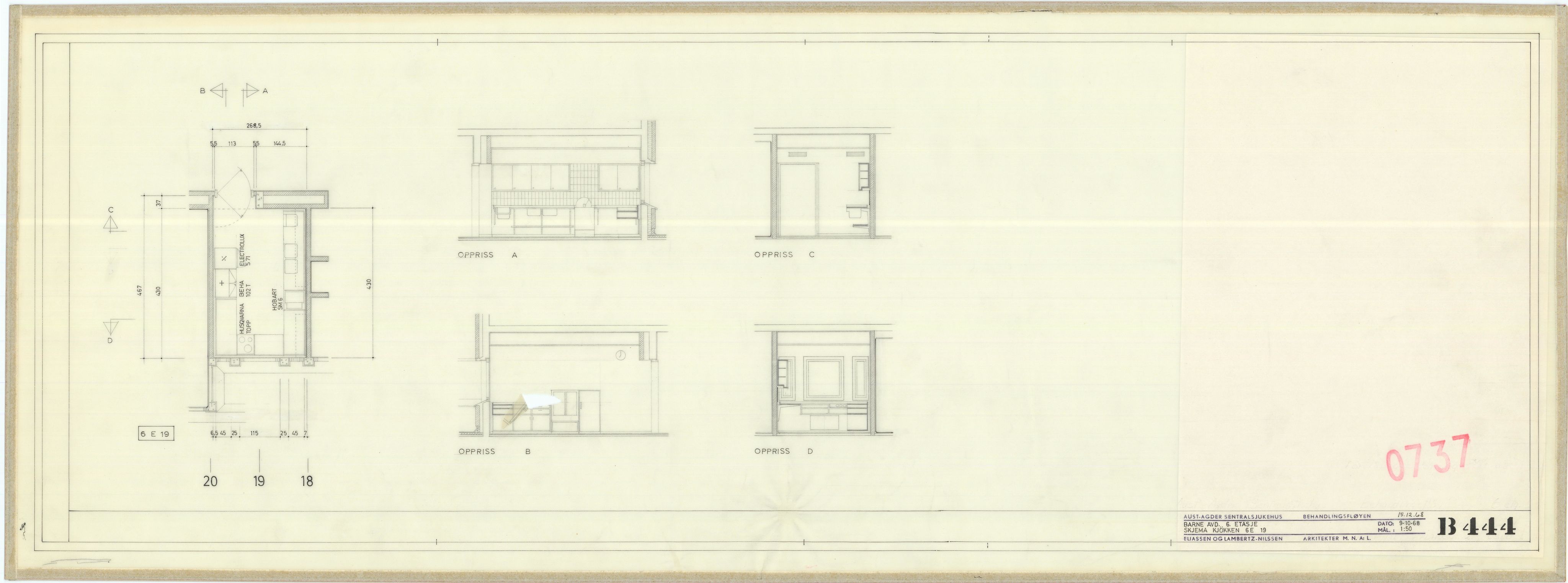 Eliassen og Lambertz-Nilssen Arkitekter, AAKS/PA-2983/T/T02/L0007: Tegningskogger 0737, 1967-1972, p. 44