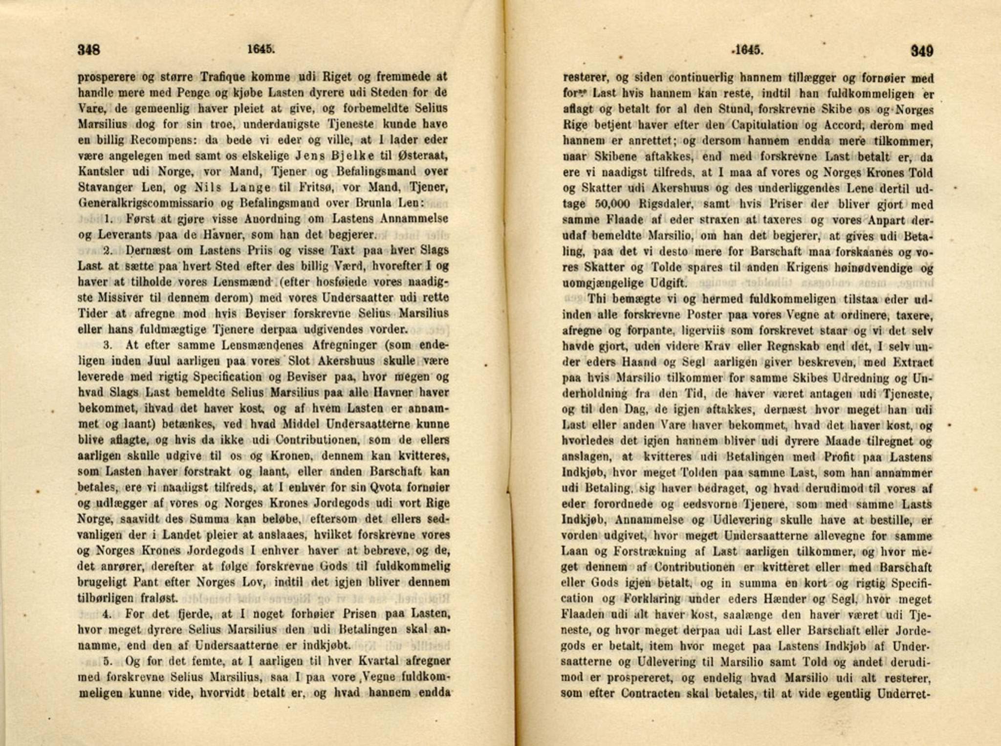 Publikasjoner utgitt av Det Norske Historiske Kildeskriftfond, PUBL/-/-/-: Norske Rigs-Registranter, bind 8, 1641-1648, p. 348-349