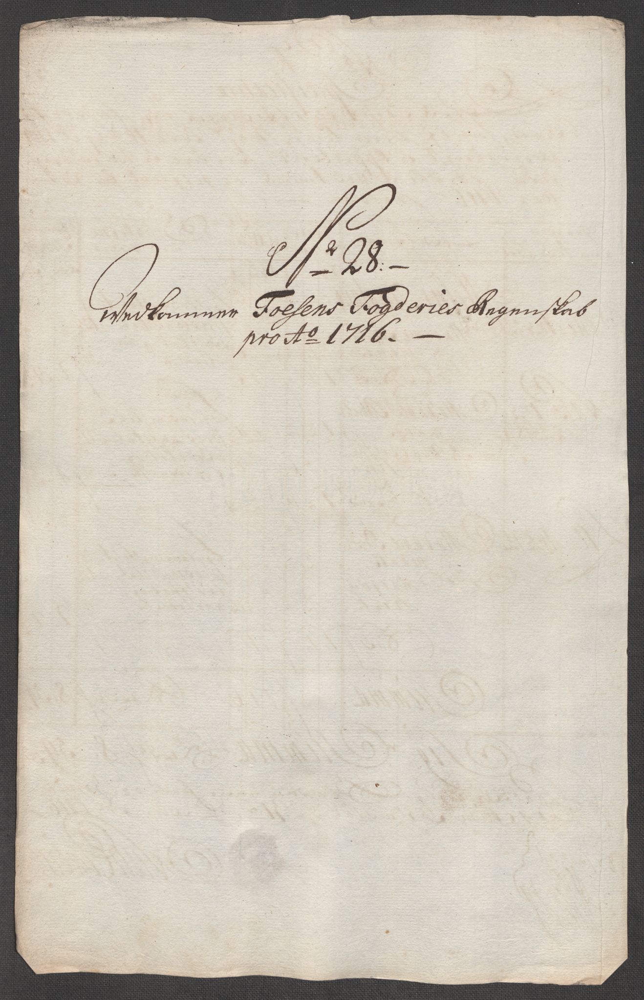 Rentekammeret inntil 1814, Reviderte regnskaper, Fogderegnskap, AV/RA-EA-4092/R57/L3864: Fogderegnskap Fosen, 1716, p. 200