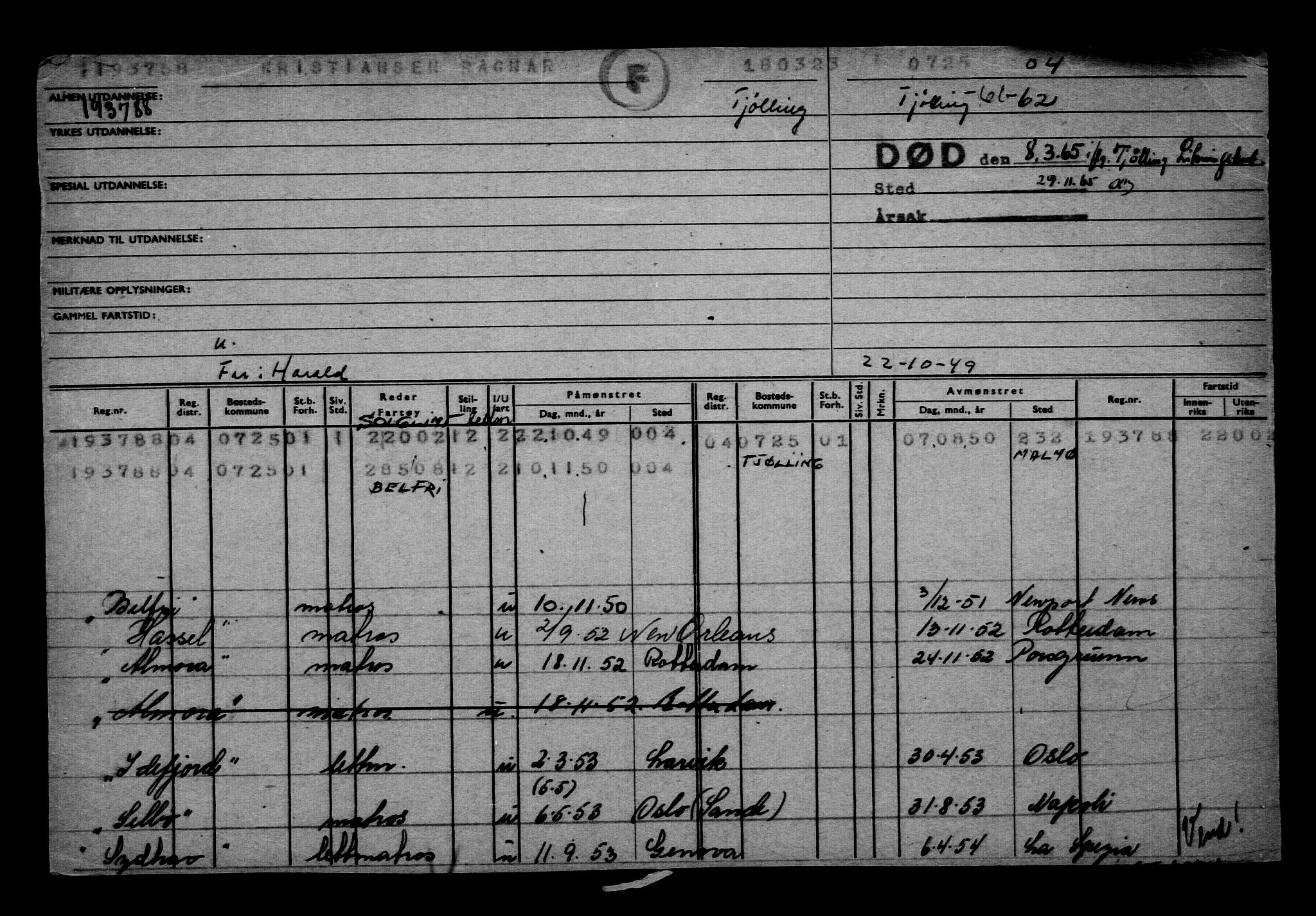 Direktoratet for sjømenn, AV/RA-S-3545/G/Gb/L0216: Hovedkort, 1923, p. 549