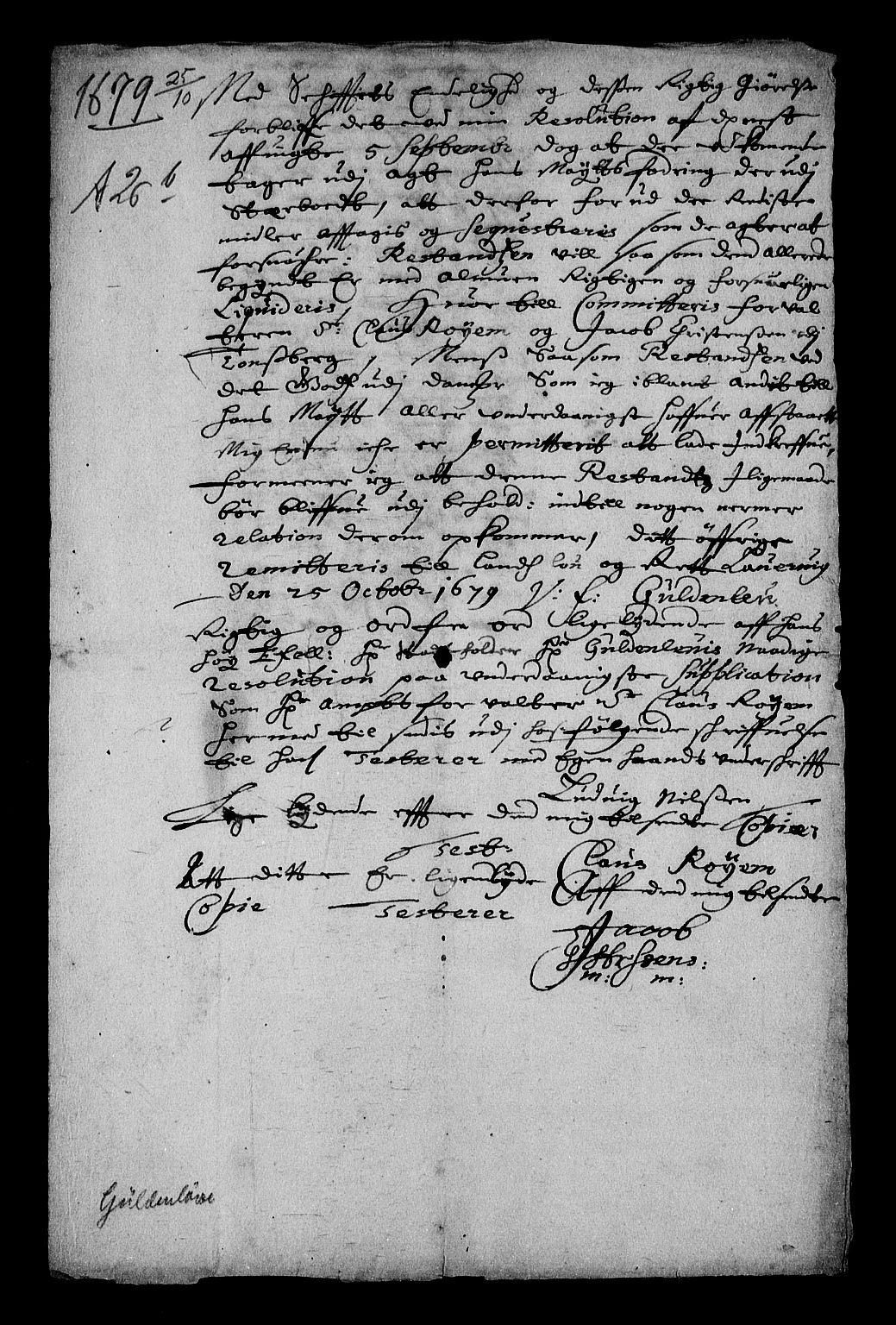 Stattholderembetet 1572-1771, RA/EA-2870/Af/L0002: Avskrifter av vedlegg til originale supplikker, nummerert i samsvar med supplikkbøkene, 1687-1689, p. 165