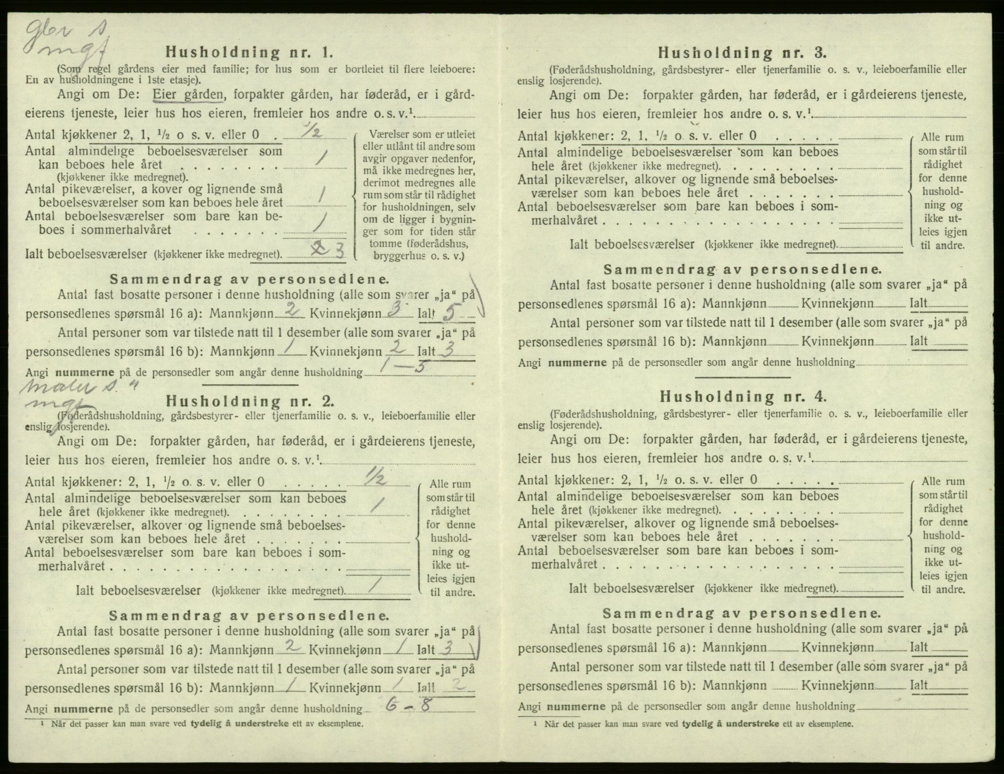 SAB, 1920 census for Hålandsdal, 1920, p. 120