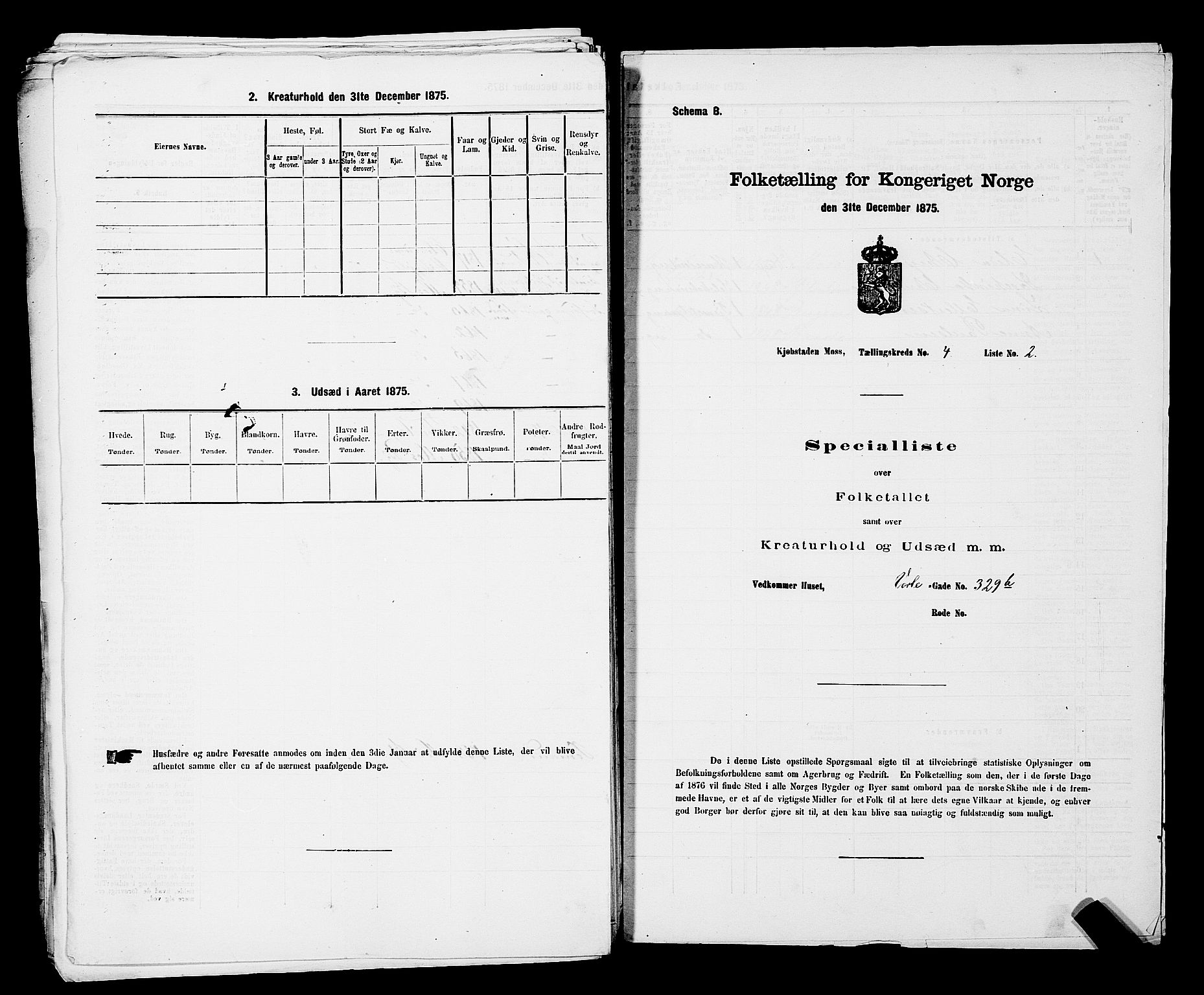 RA, 1875 census for 0104B Moss/Moss, 1875, p. 806