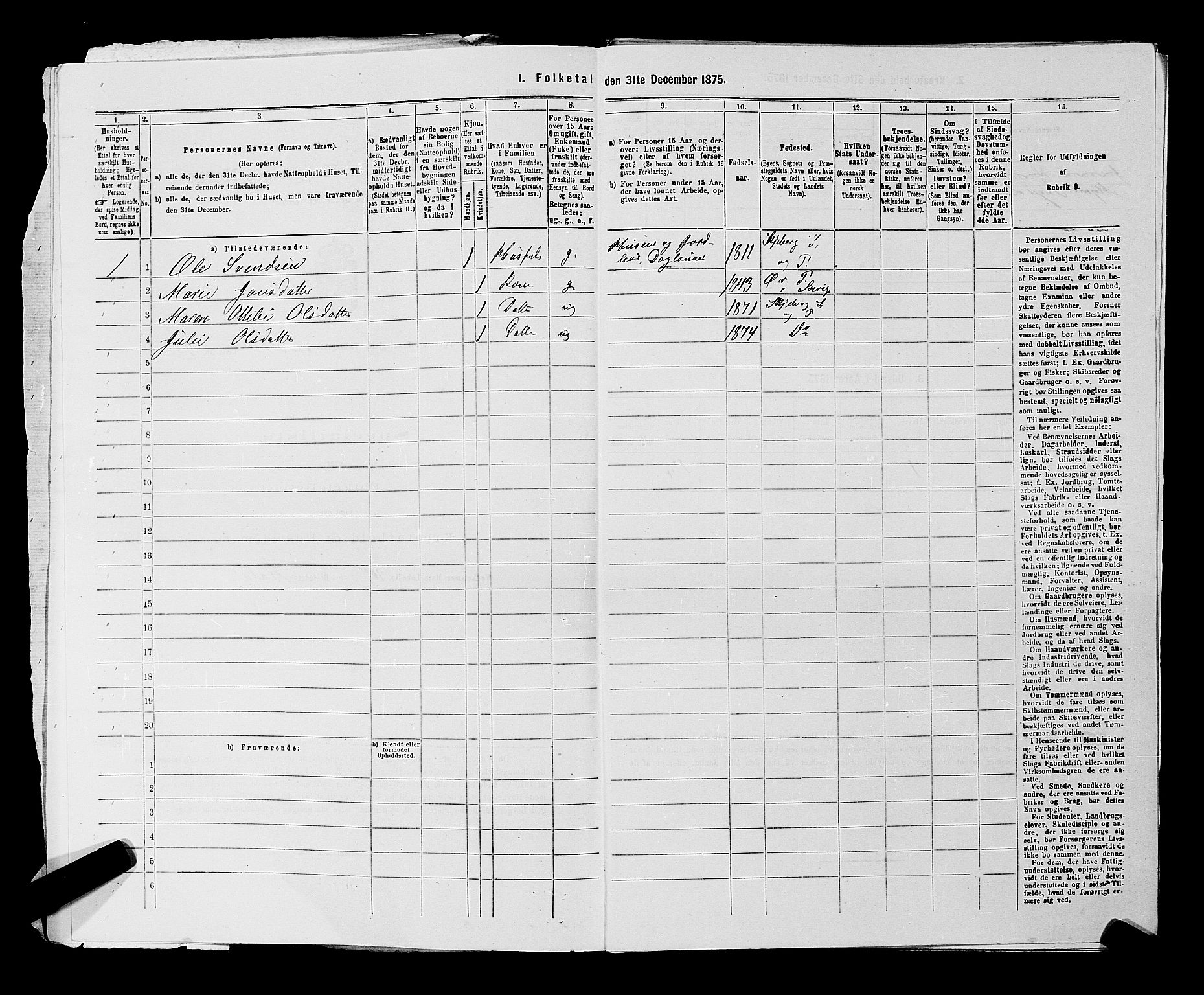 RA, 1875 census for 0115P Skjeberg, 1875, p. 557