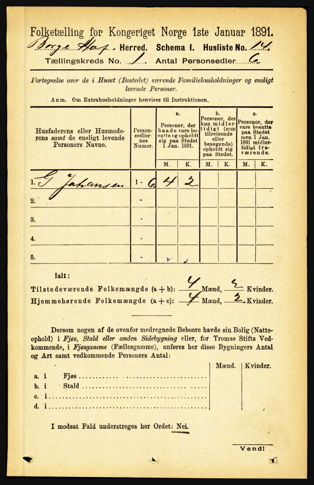 RA, 1891 census for 1862 Borge, 1891, p. 39