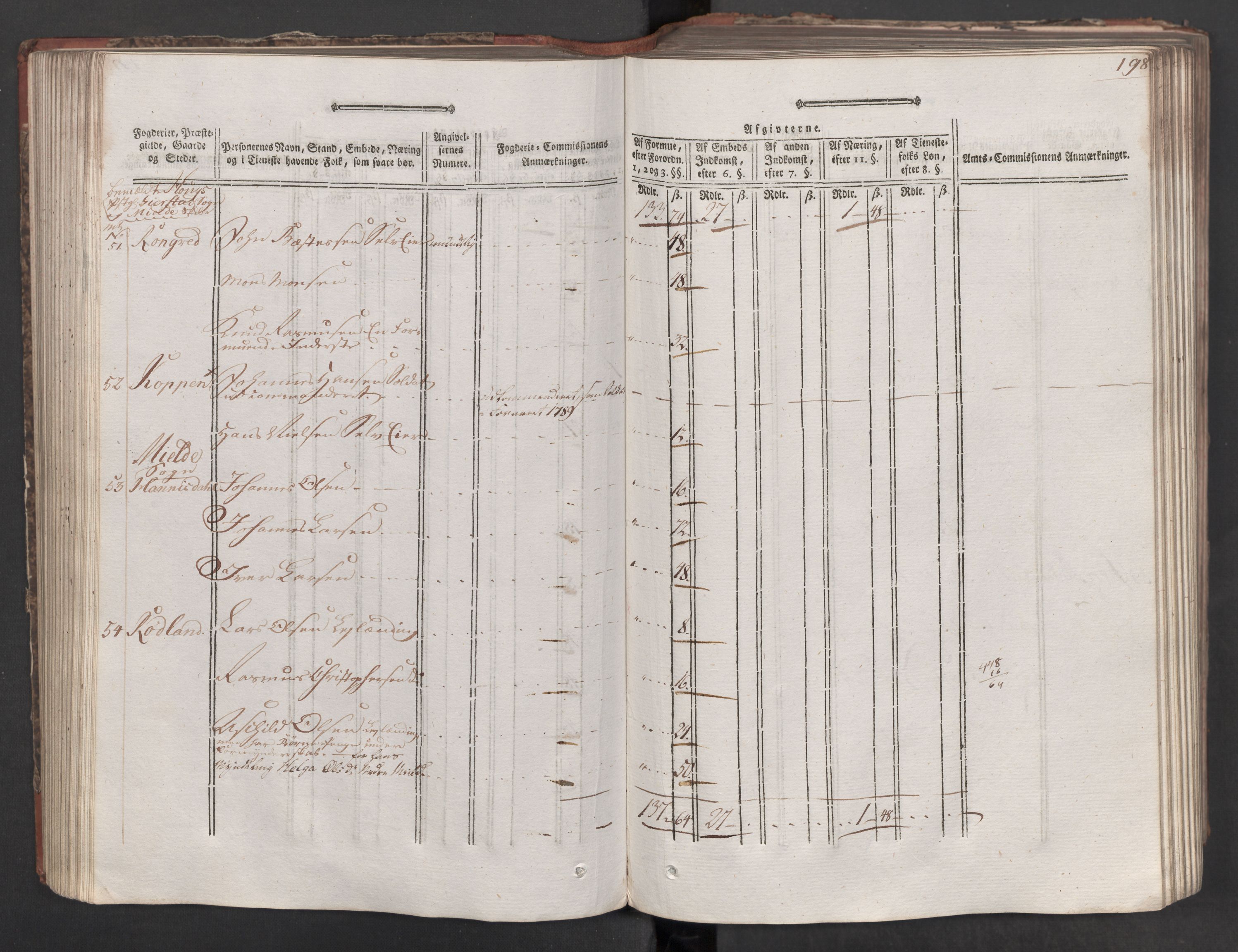 Rentekammeret inntil 1814, Reviderte regnskaper, Mindre regnskaper, RA/EA-4068/Rf/Rfe/L0029: Nordhordland og Voss fogderi, 1789, p. 199