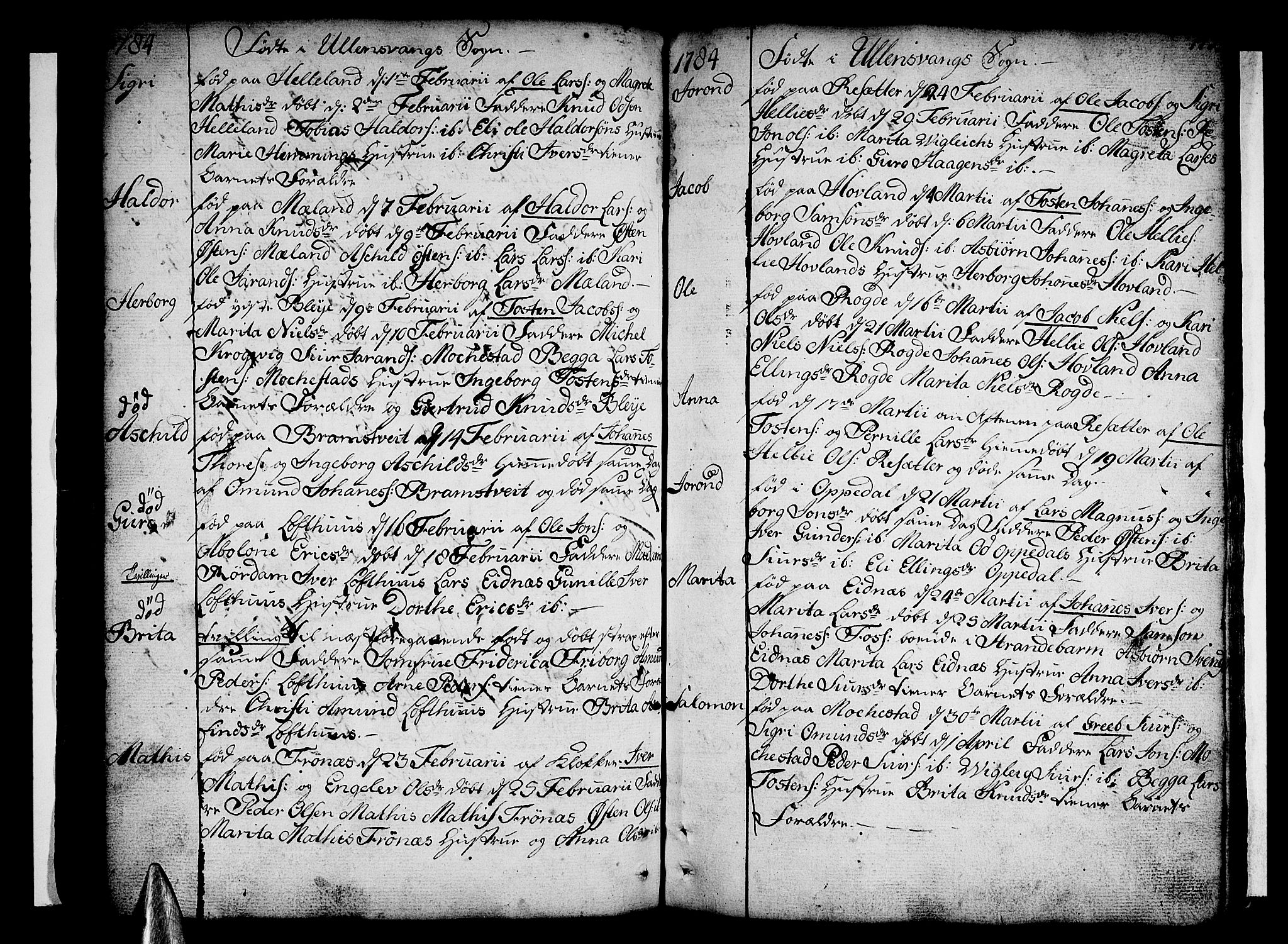 Ullensvang sokneprestembete, AV/SAB-A-78701/H/Haa: Parish register (official) no. A 6 /1, 1758-1788, p. 143