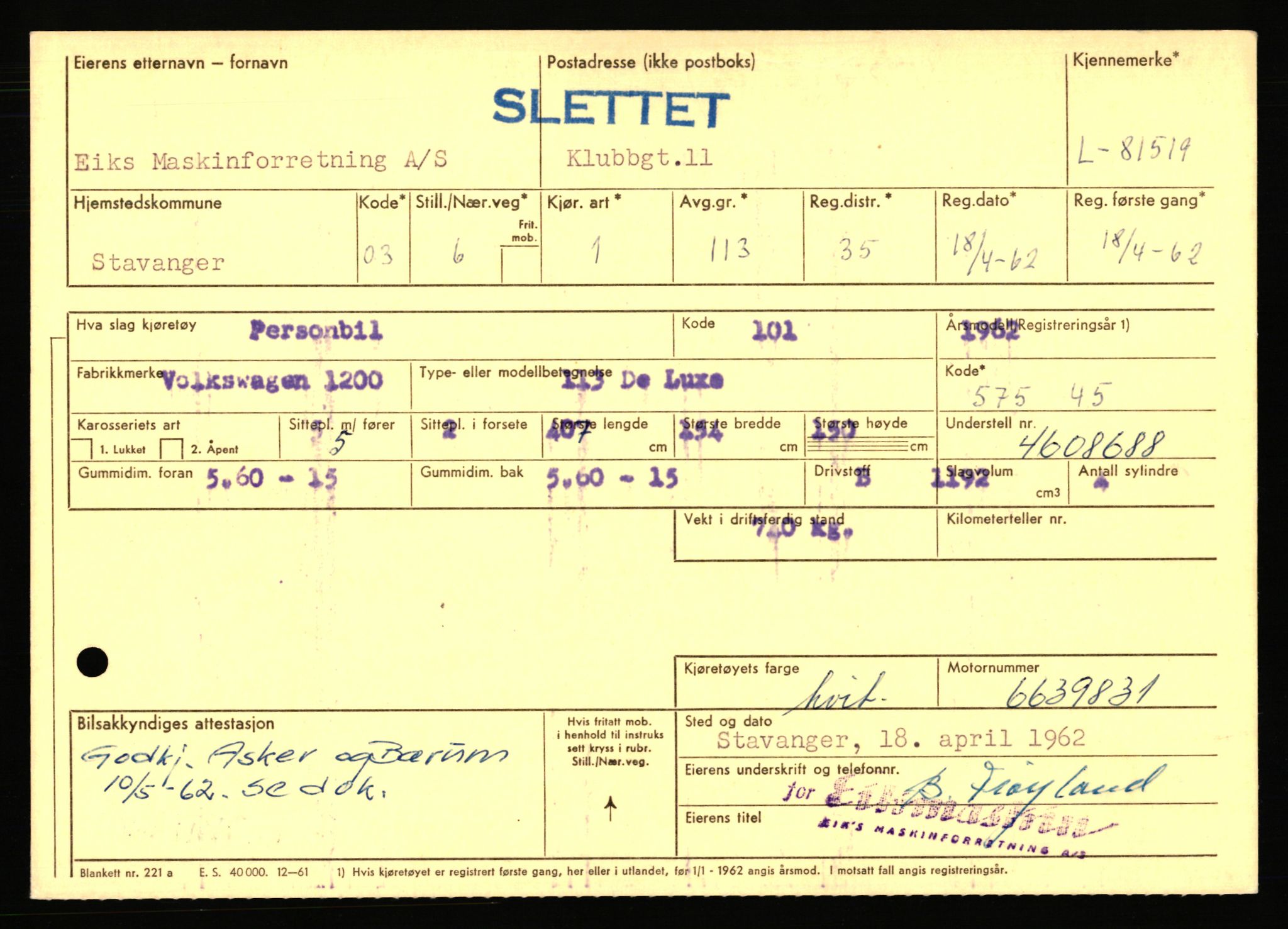 Stavanger trafikkstasjon, AV/SAST-A-101942/0/F/L0071: L-80500 - L-82199, 1930-1971, p. 1763