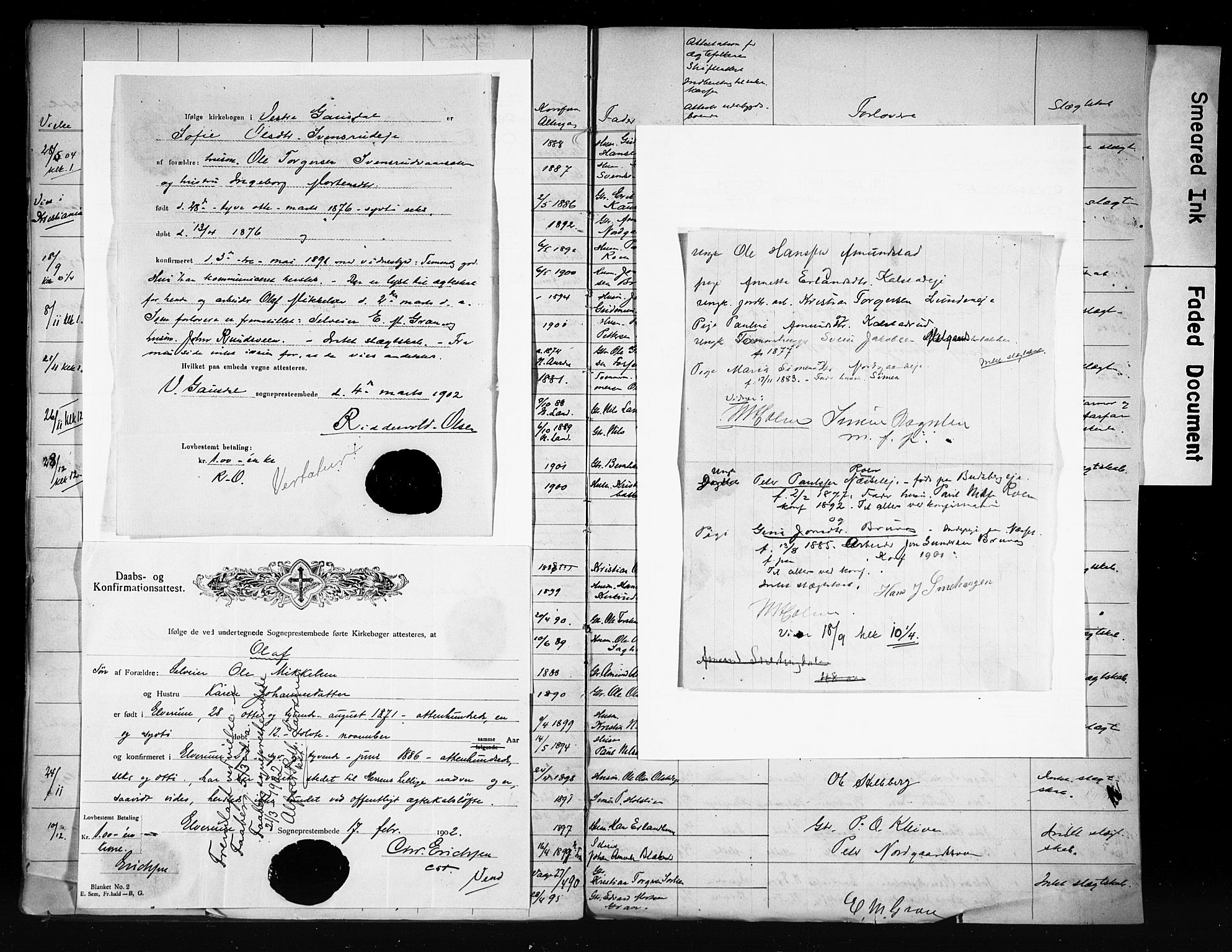 Vestre Gausdal prestekontor, AV/SAH-PREST-094/I/Ie: Banns register no. 1, 1885-1910