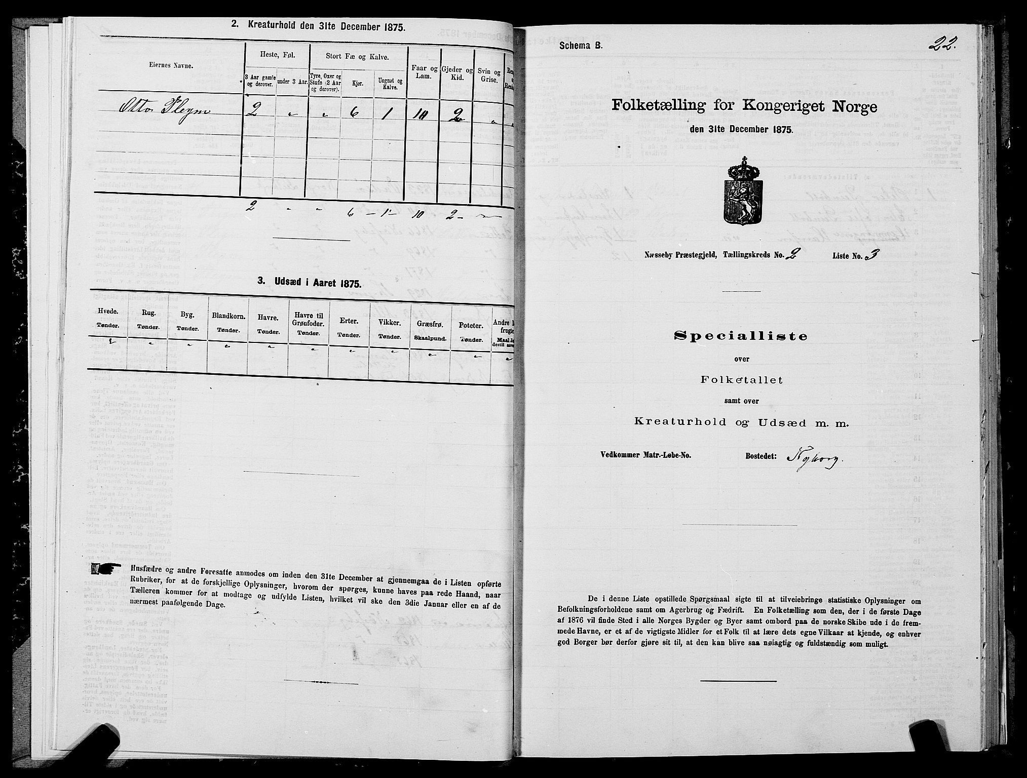 SATØ, 1875 census for 2027P Nesseby, 1875, p. 2022