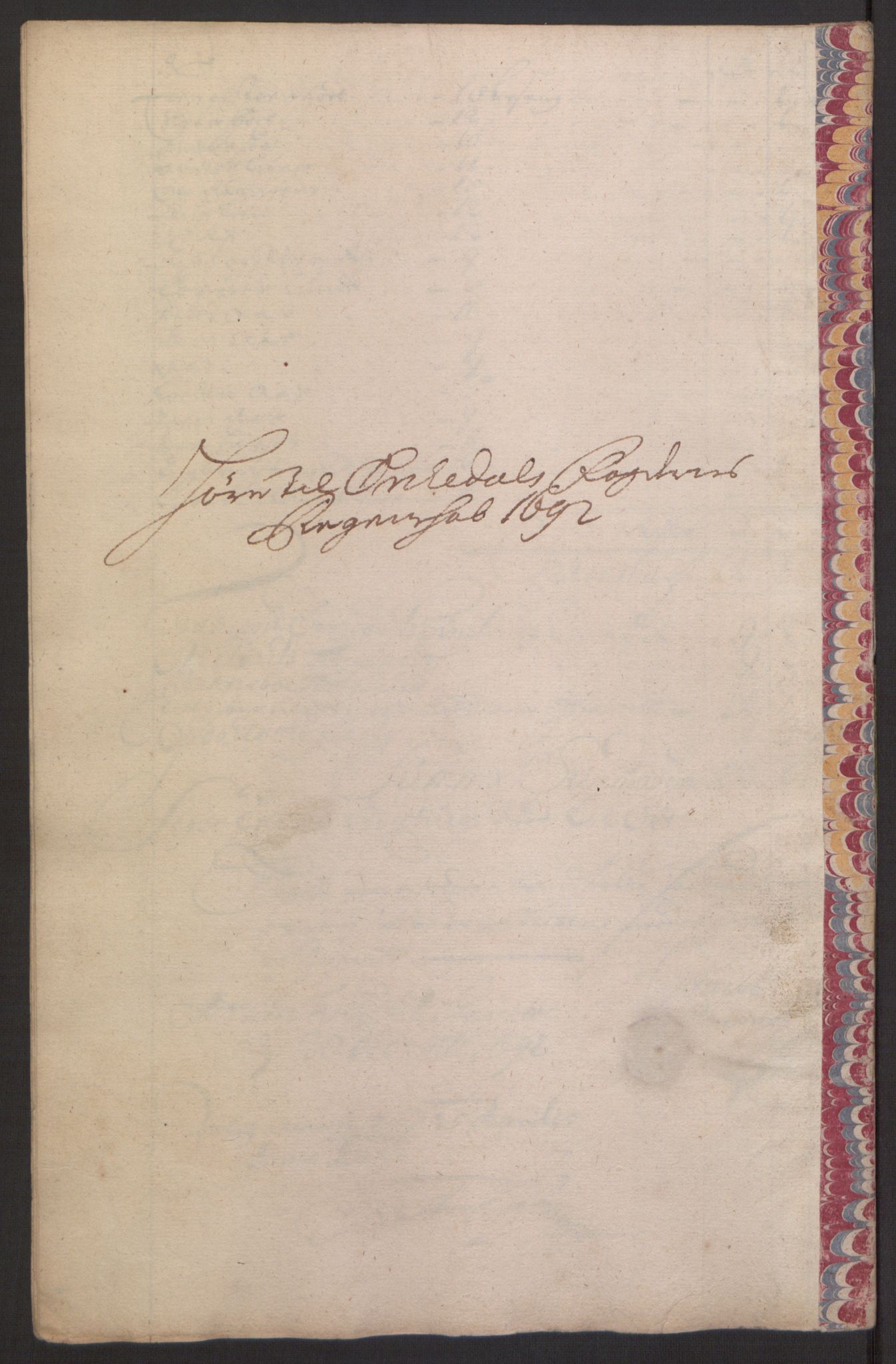 Rentekammeret inntil 1814, Reviderte regnskaper, Fogderegnskap, RA/EA-4092/R58/L3937: Fogderegnskap Orkdal, 1691-1692, p. 253