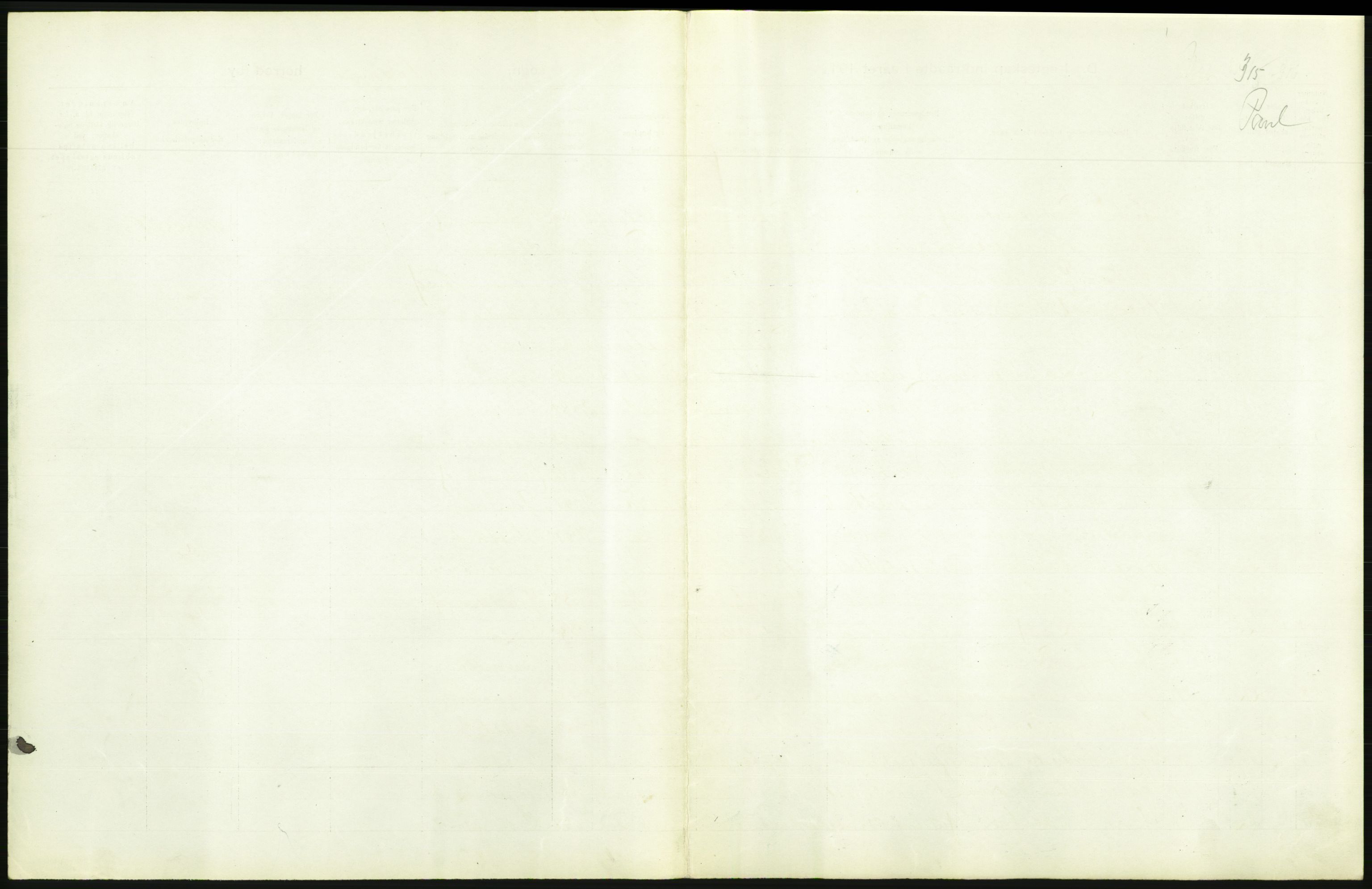 Statistisk sentralbyrå, Sosiodemografiske emner, Befolkning, RA/S-2228/D/Df/Dfb/Dfbf/L0008: Kristiania: Gifte, 1916, p. 733