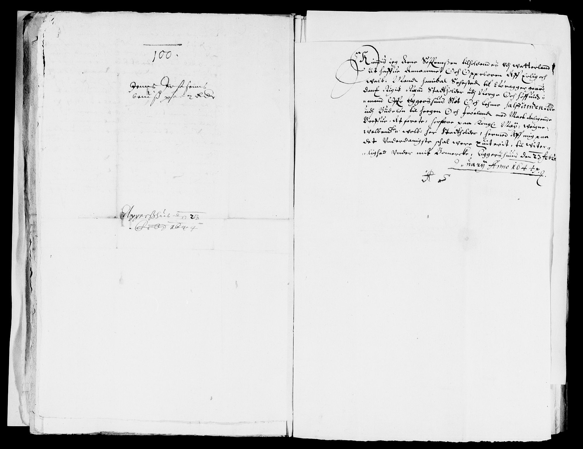 Rentekammeret inntil 1814, Reviderte regnskaper, Lensregnskaper, AV/RA-EA-5023/R/Rb/Rba/L0171: Akershus len, 1643-1644