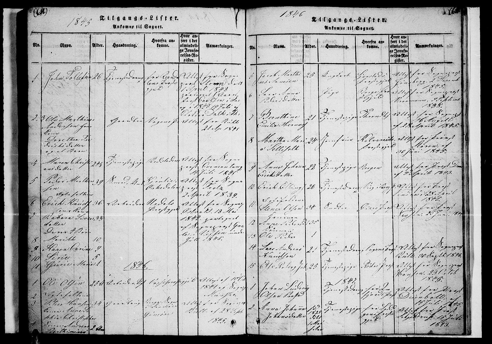 Ministerialprotokoller, klokkerbøker og fødselsregistre - Nordland, SAT/A-1459/888/L1263: Parish register (copy) no. 888C02 /1, 1820-1850, p. 614-615