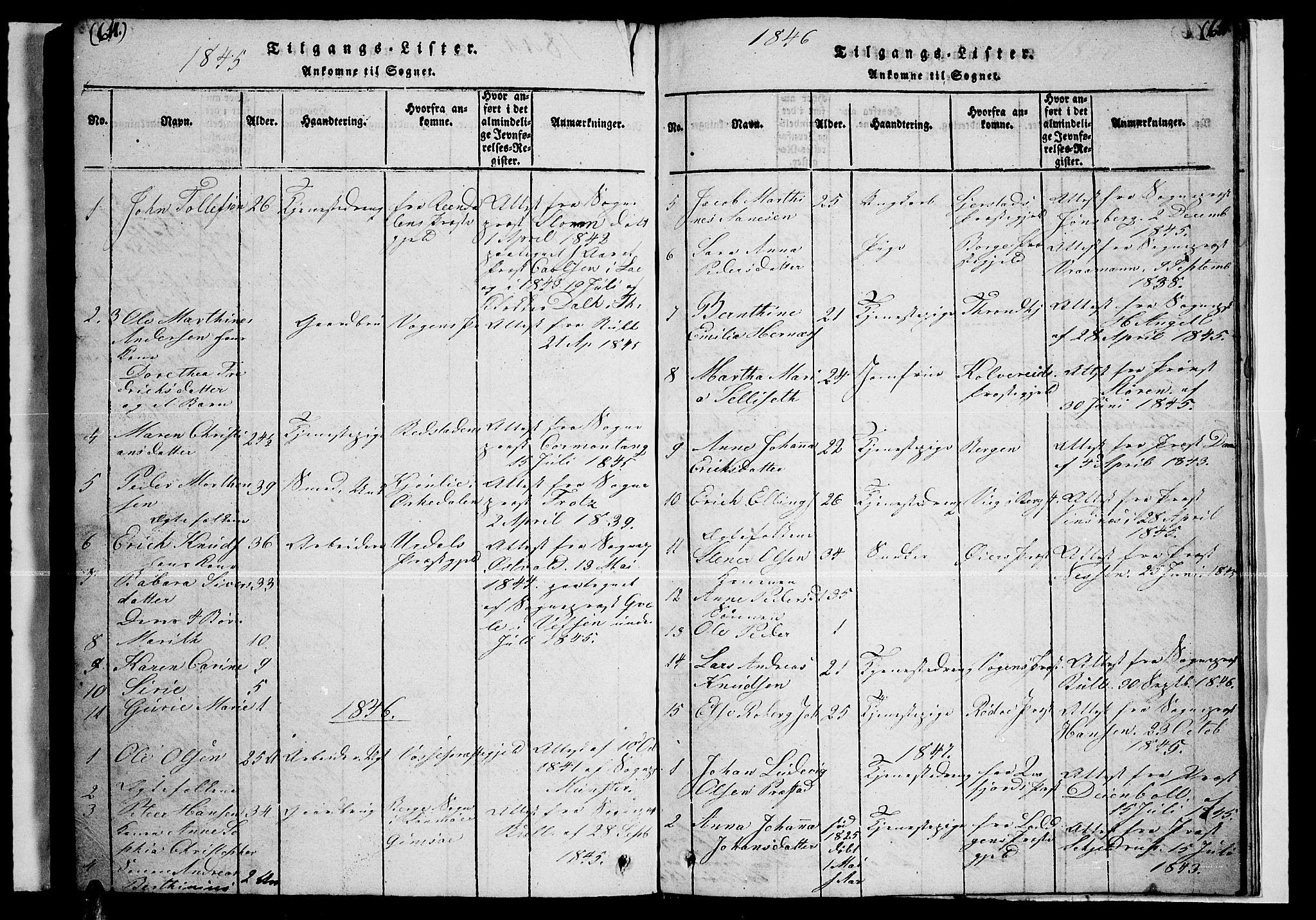 Ministerialprotokoller, klokkerbøker og fødselsregistre - Nordland, AV/SAT-A-1459/888/L1263: Parish register (copy) no. 888C02 /1, 1820-1850, p. 614-615